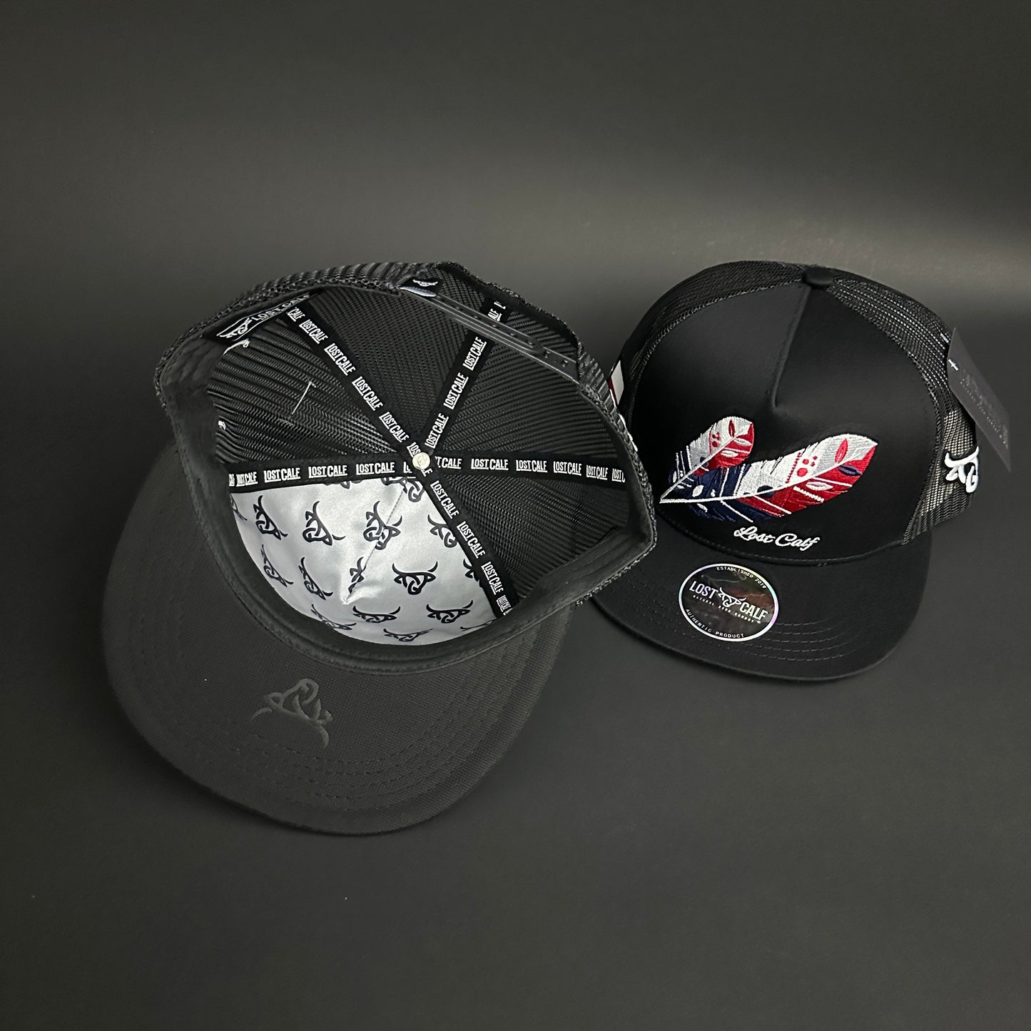 Tx Flat Bill Feather SnapBack