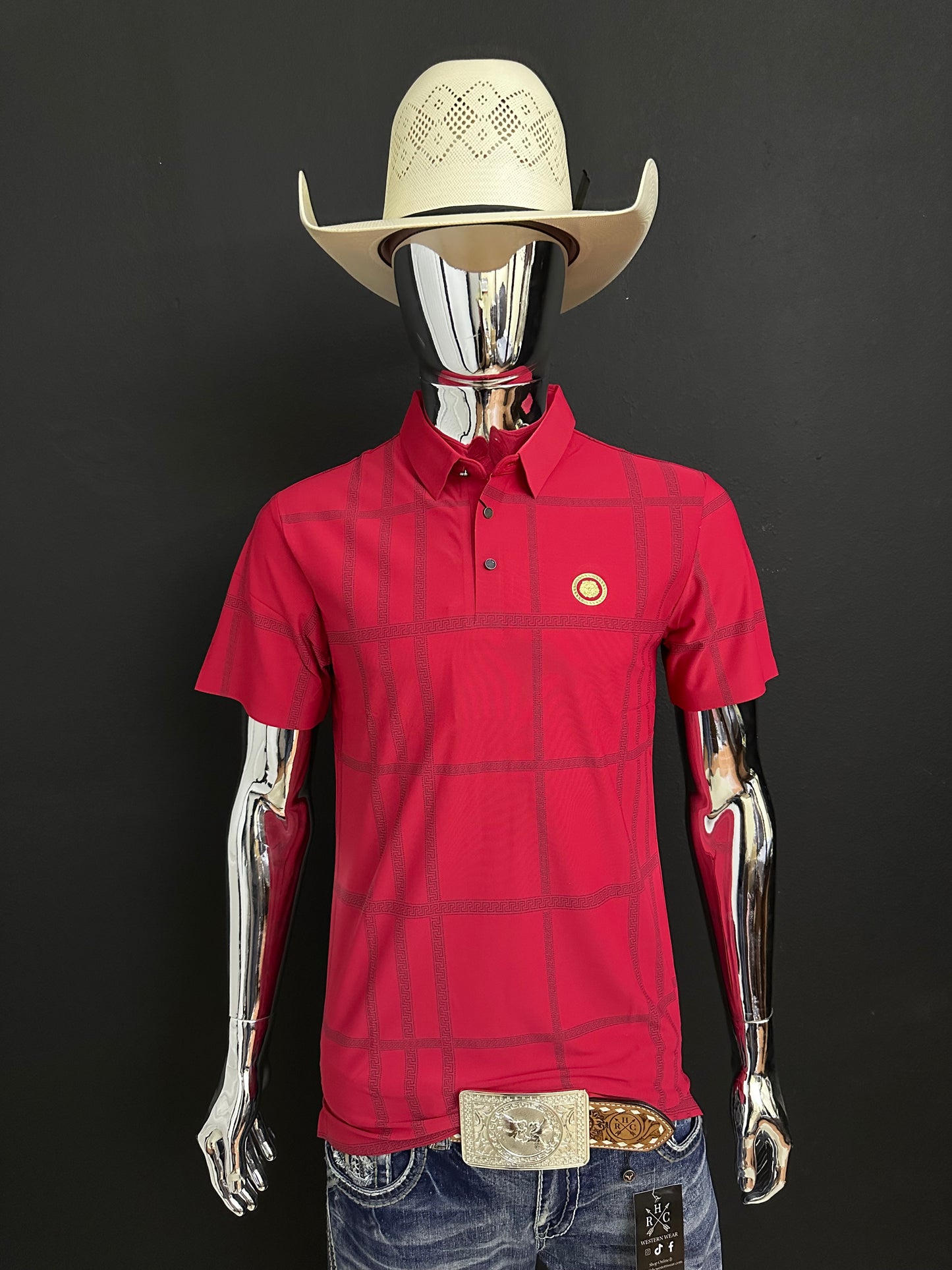 Jarred Red Classic Polo-05