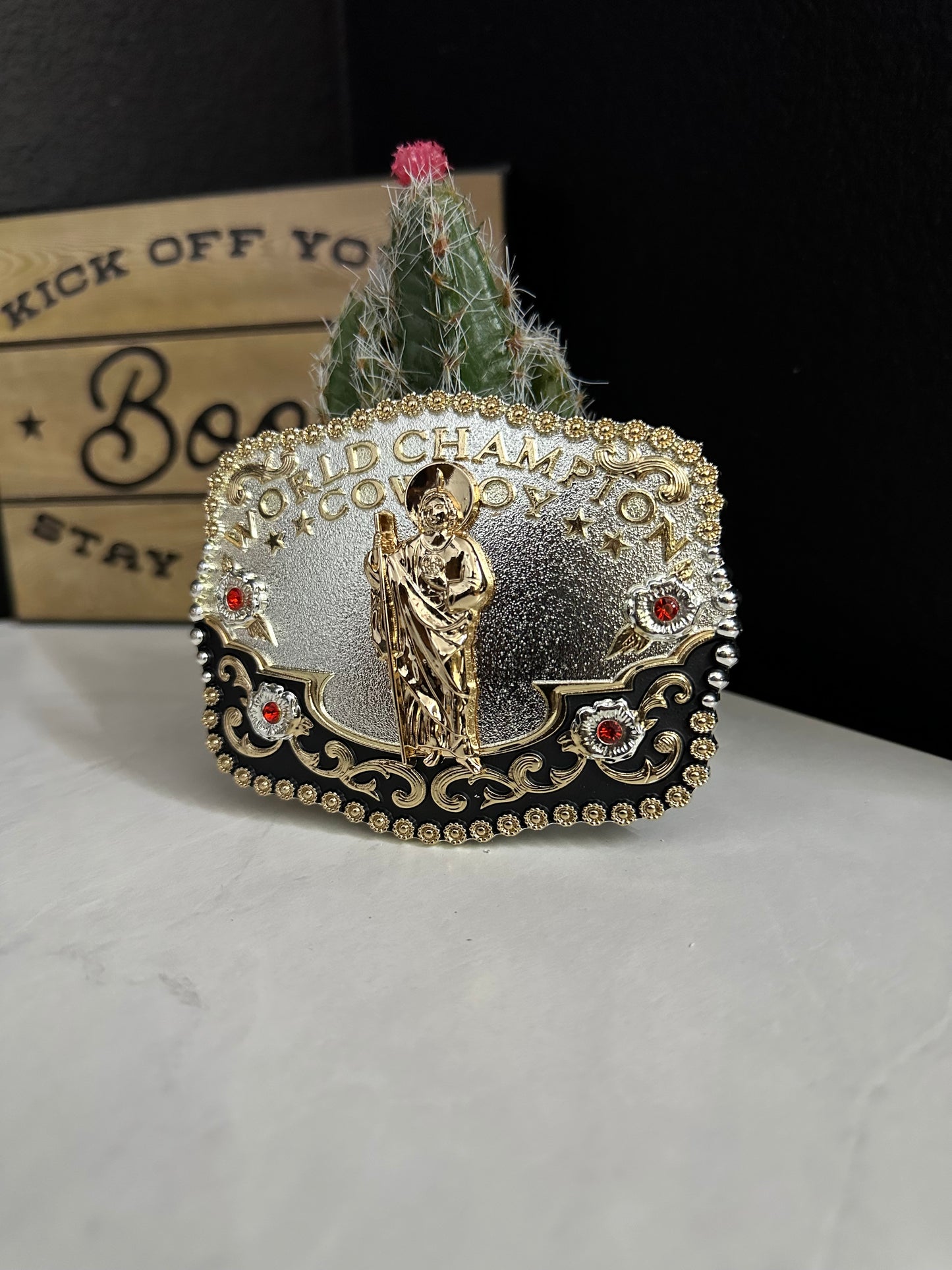 Jaxon San Judas Tadeo Belt Buckle