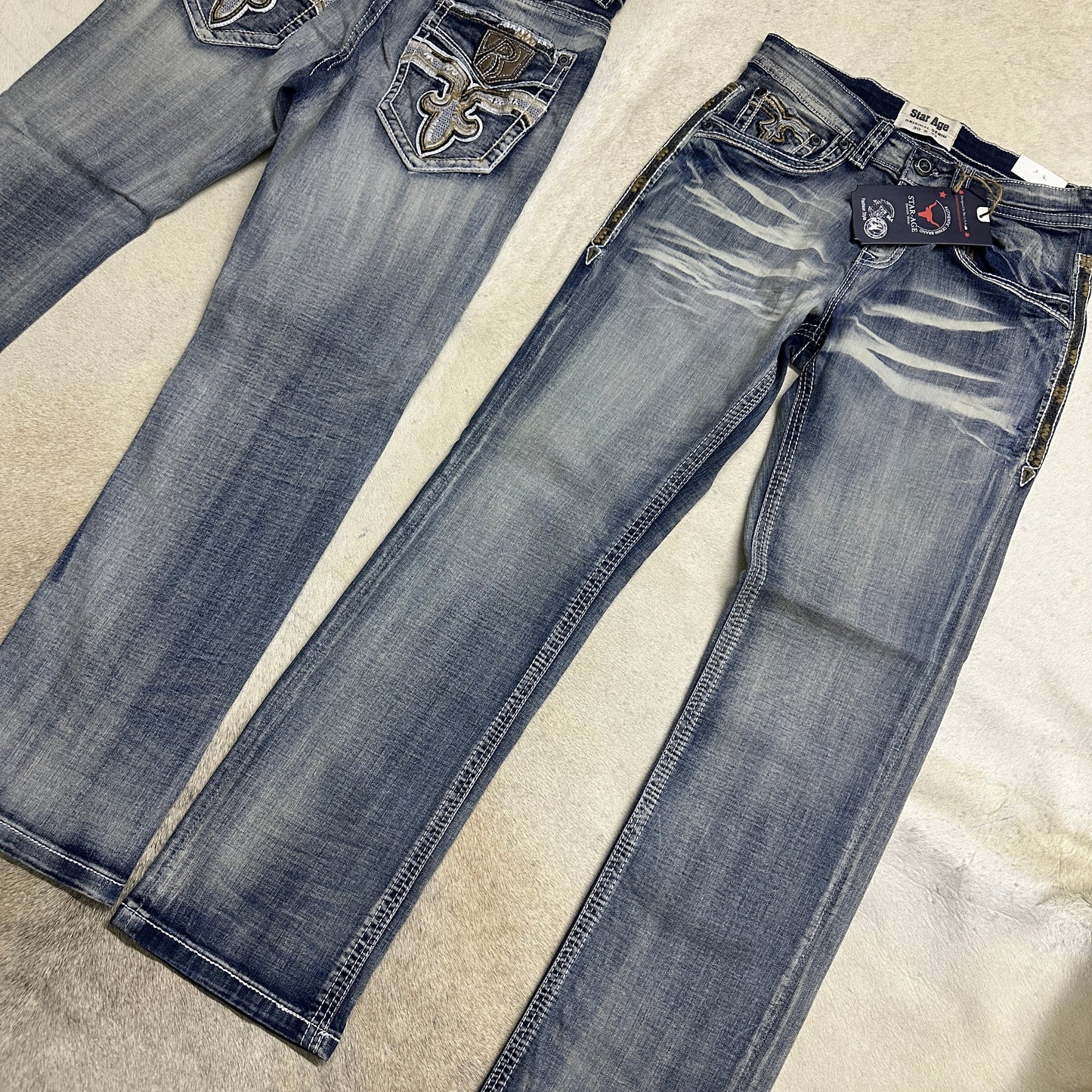 Sage Western Boot Cut Men Jeans