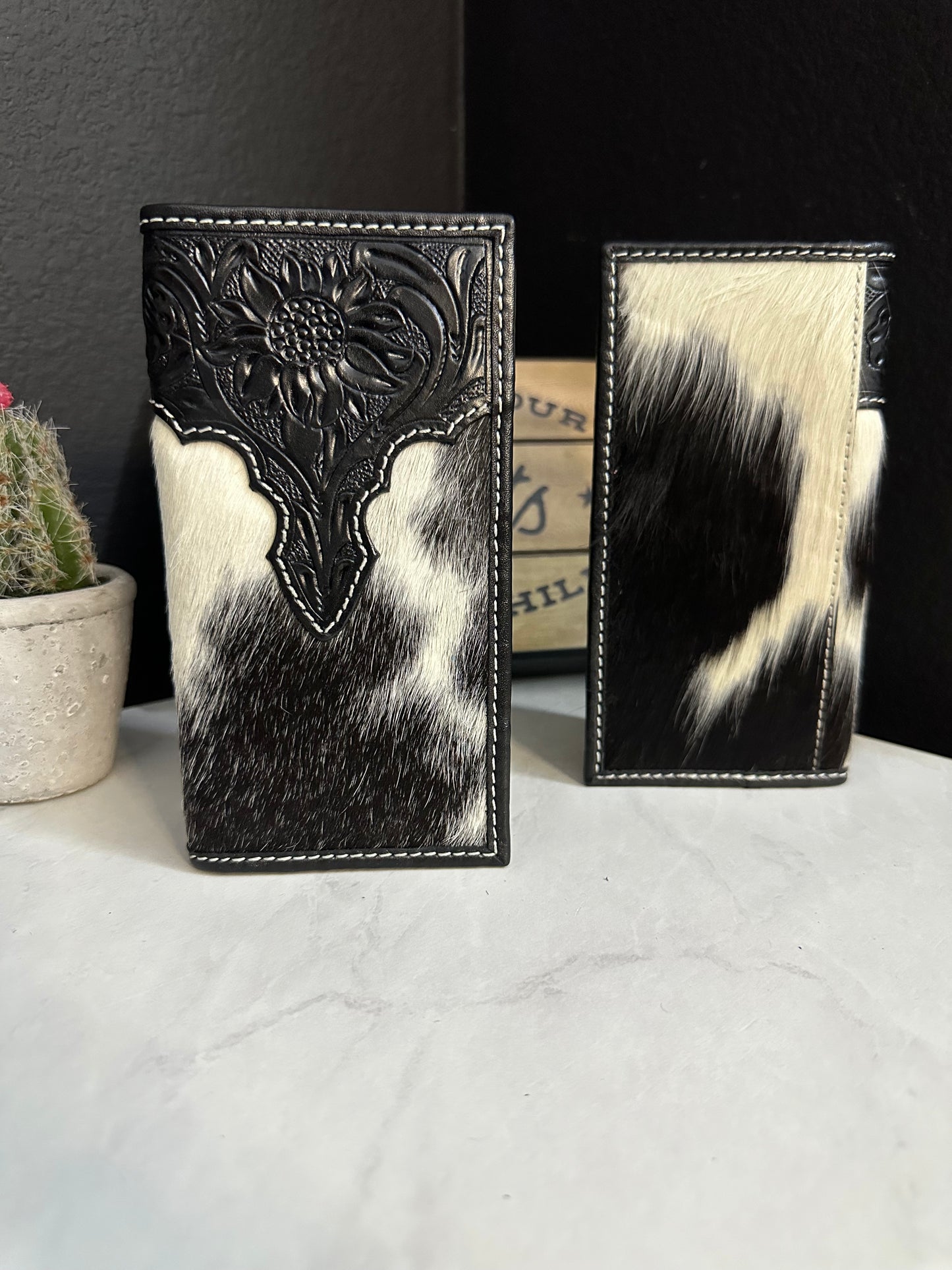 Men Tooled Inlay Beaded Rodeo Wallet-2015
