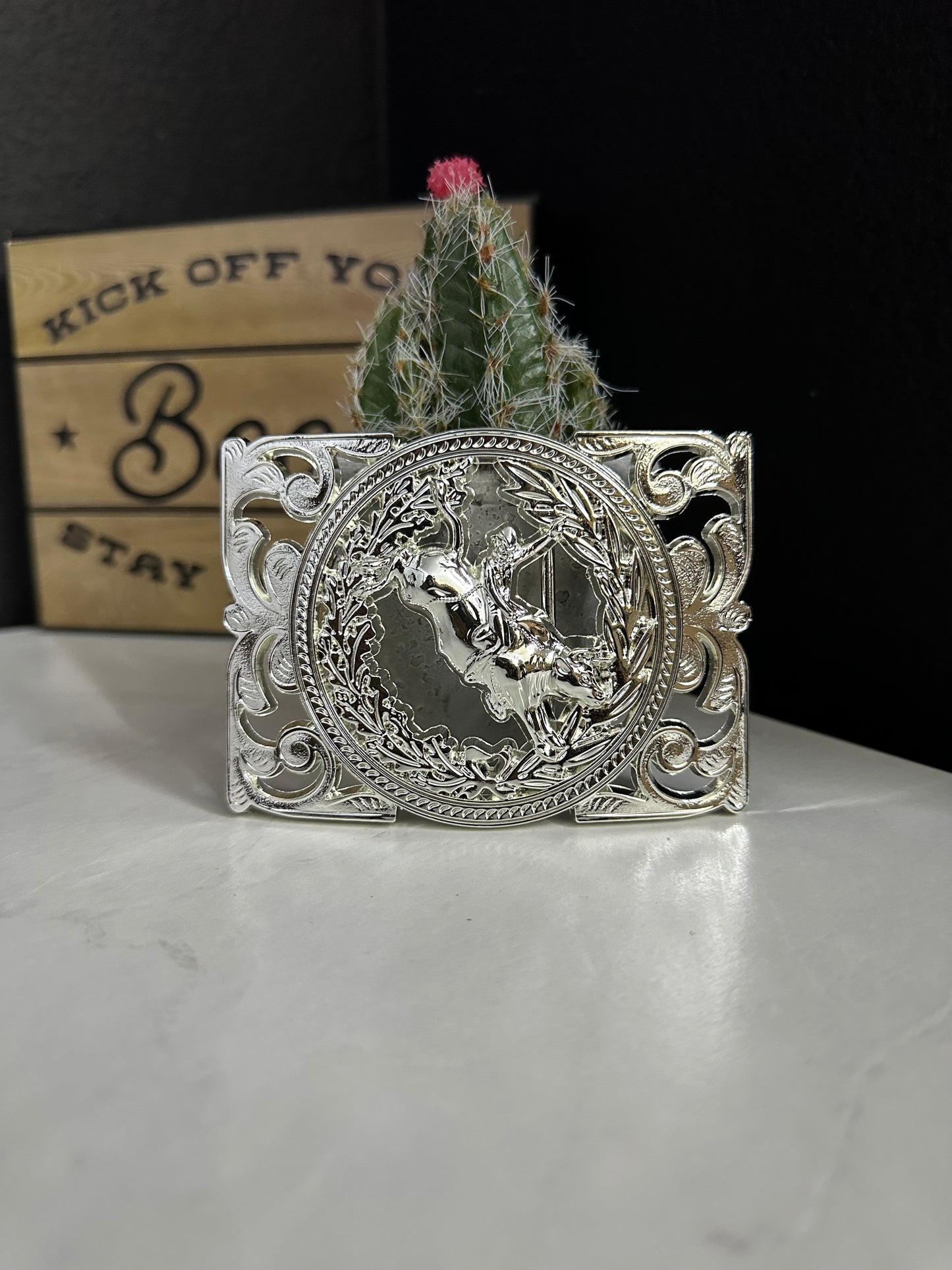 Harrison Bull Riding Belt Buckle