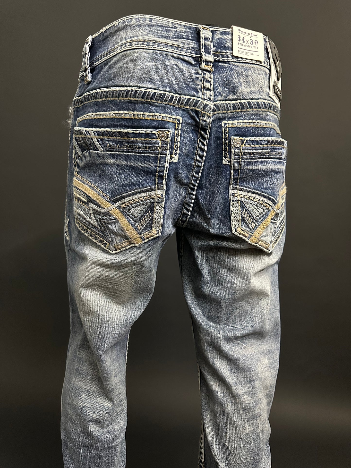 Sergio Straight Stretch Men Western Jeans -2339