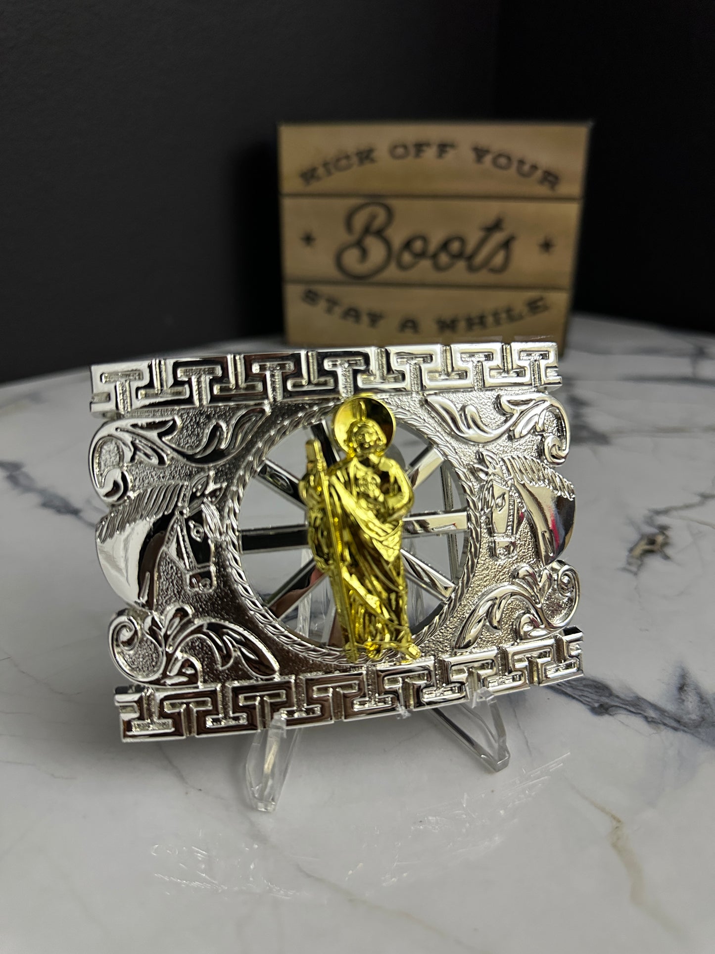 San Jude Tadeo Imperio Belt Buckle