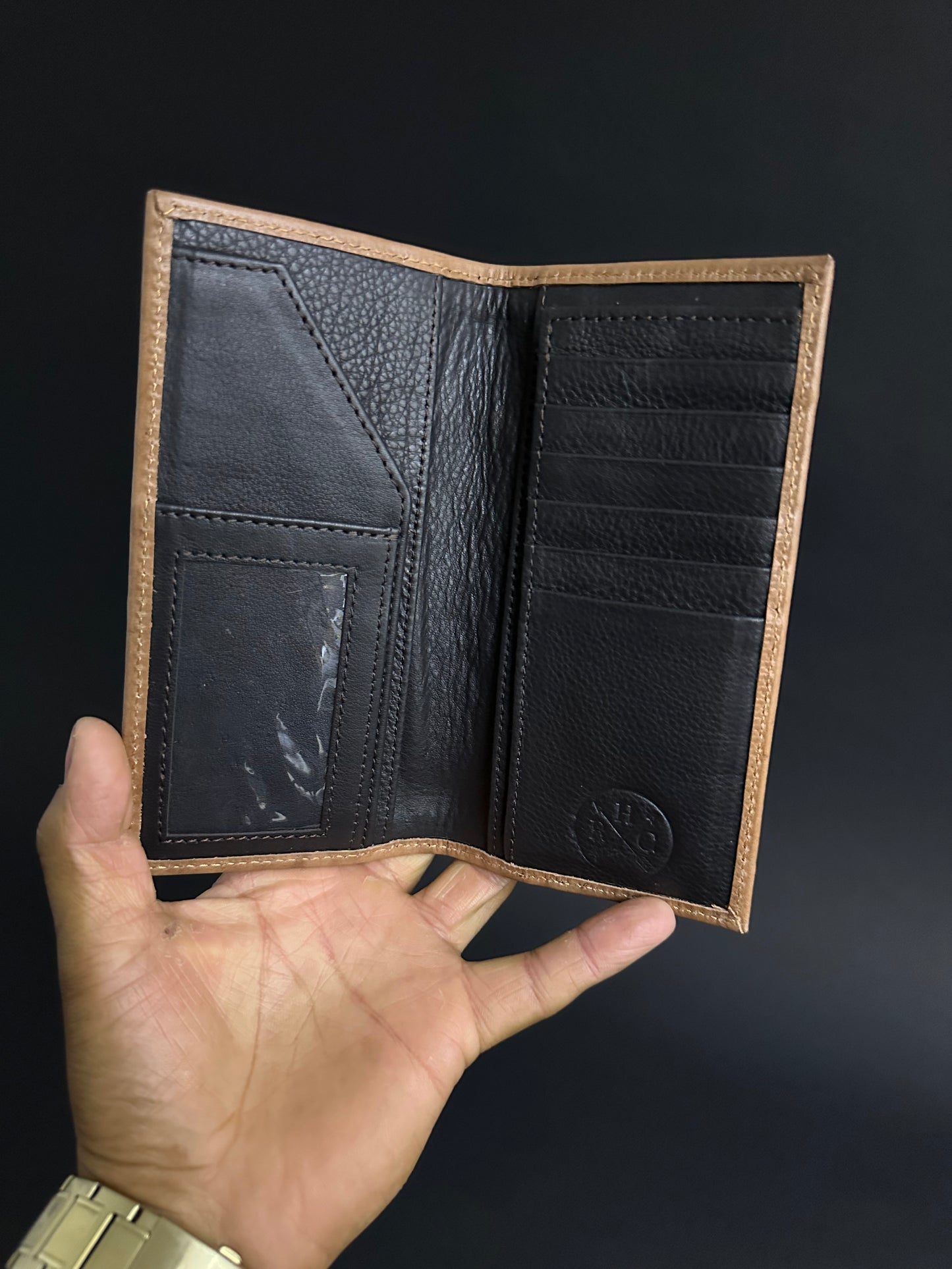 Men Tooled Inlay Beaded Rodeo Wallet-2013