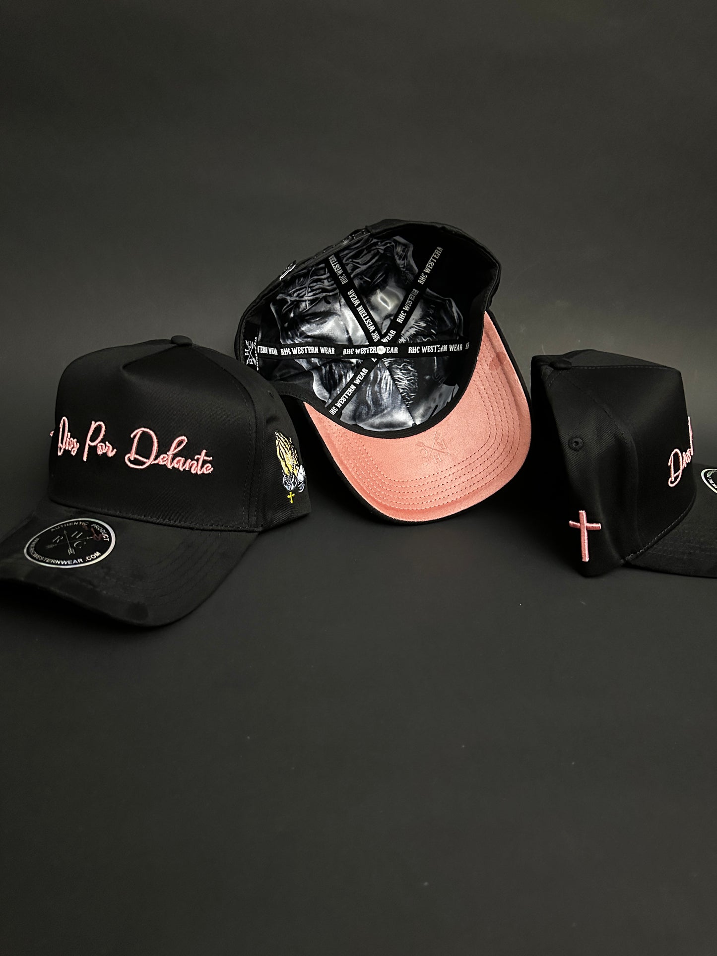 Pink / Black Dios Por Delante SnapBack
