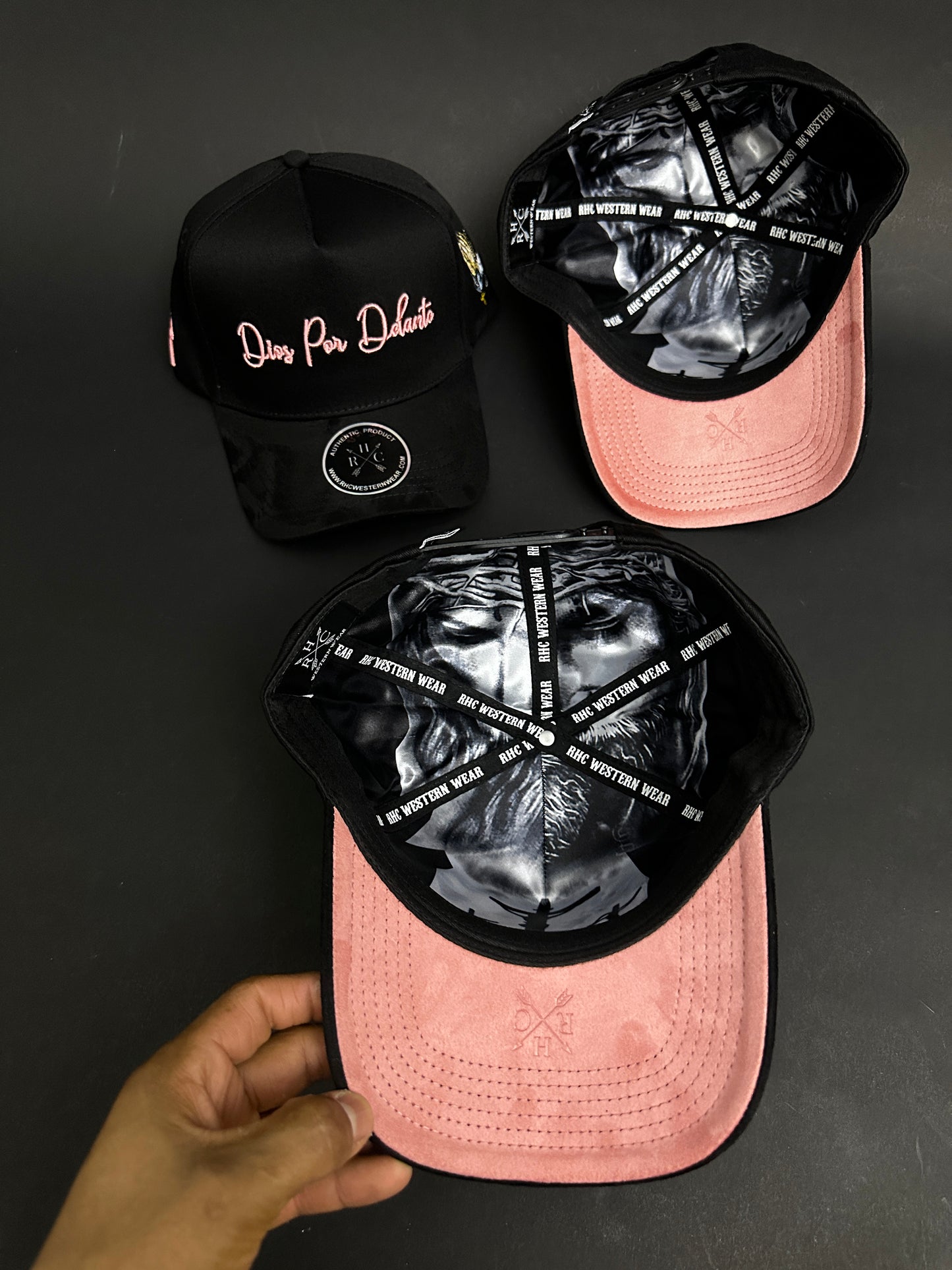 Pink / Black Dios Por Delante SnapBack
