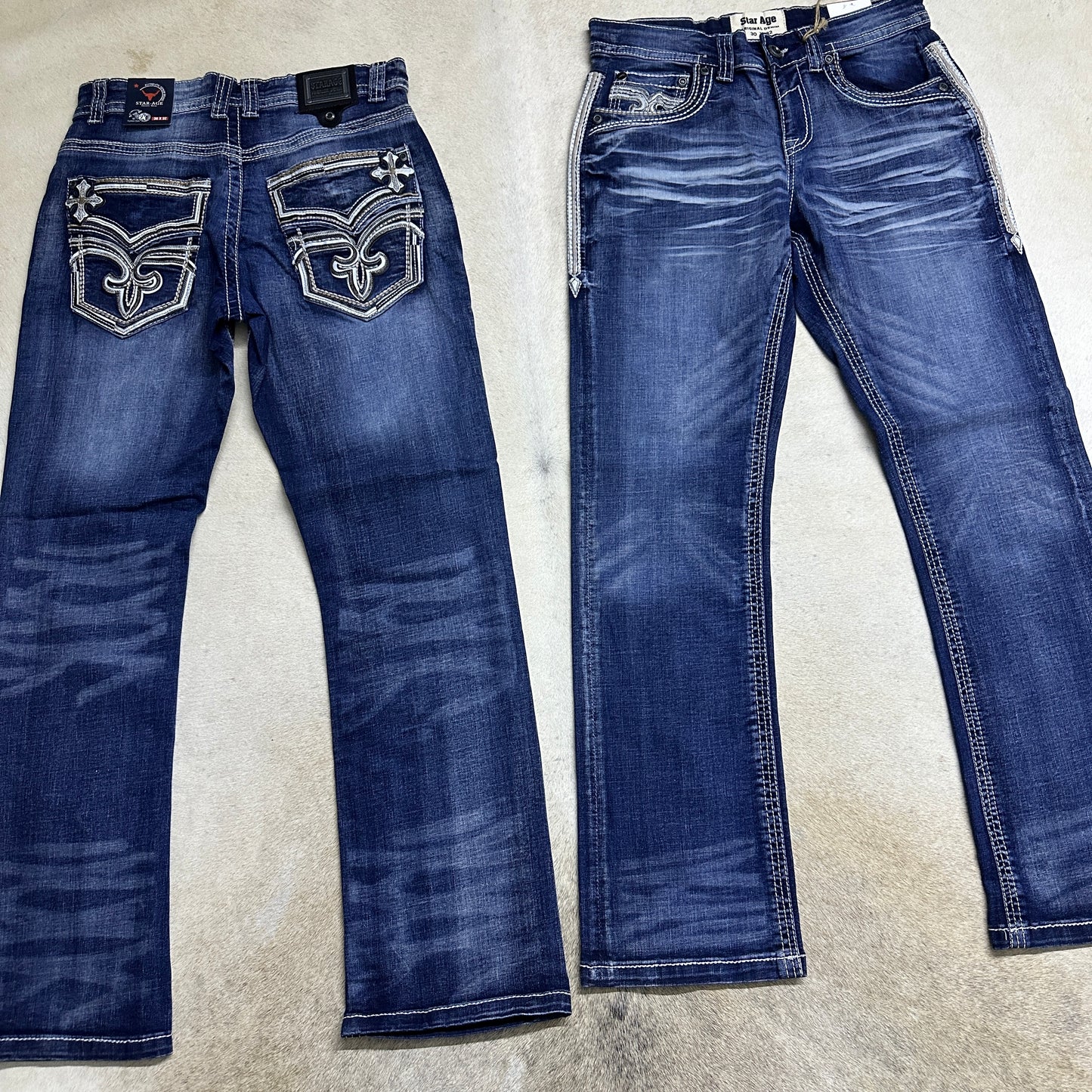 Atlas Western Boot Cut Men Jeans