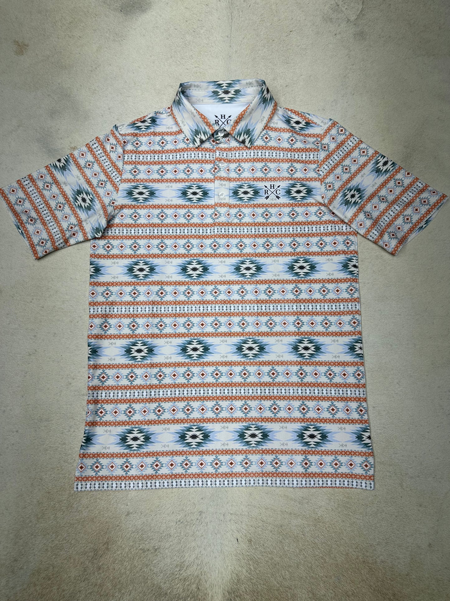 Mario Dry Fit Aztec Polo Shirt