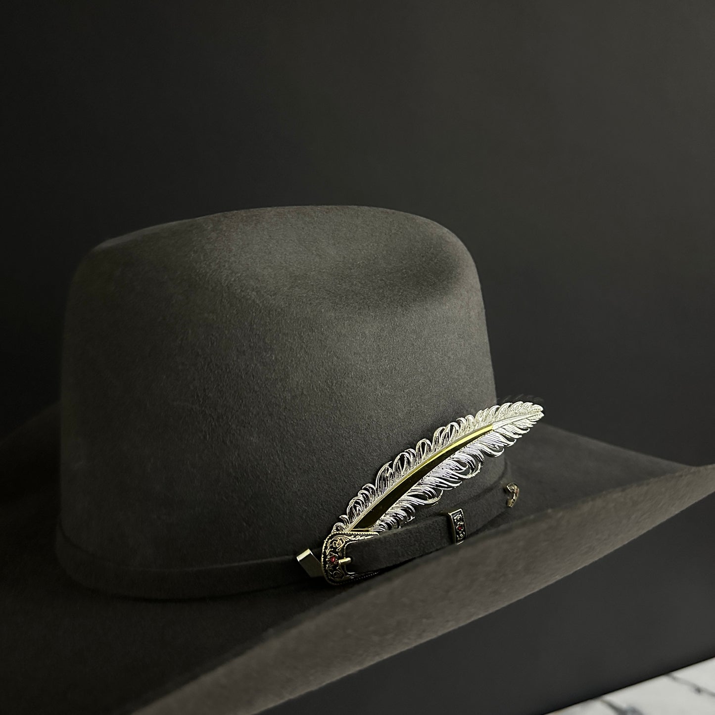 Ranger Pluma Para Tejana Sombrero