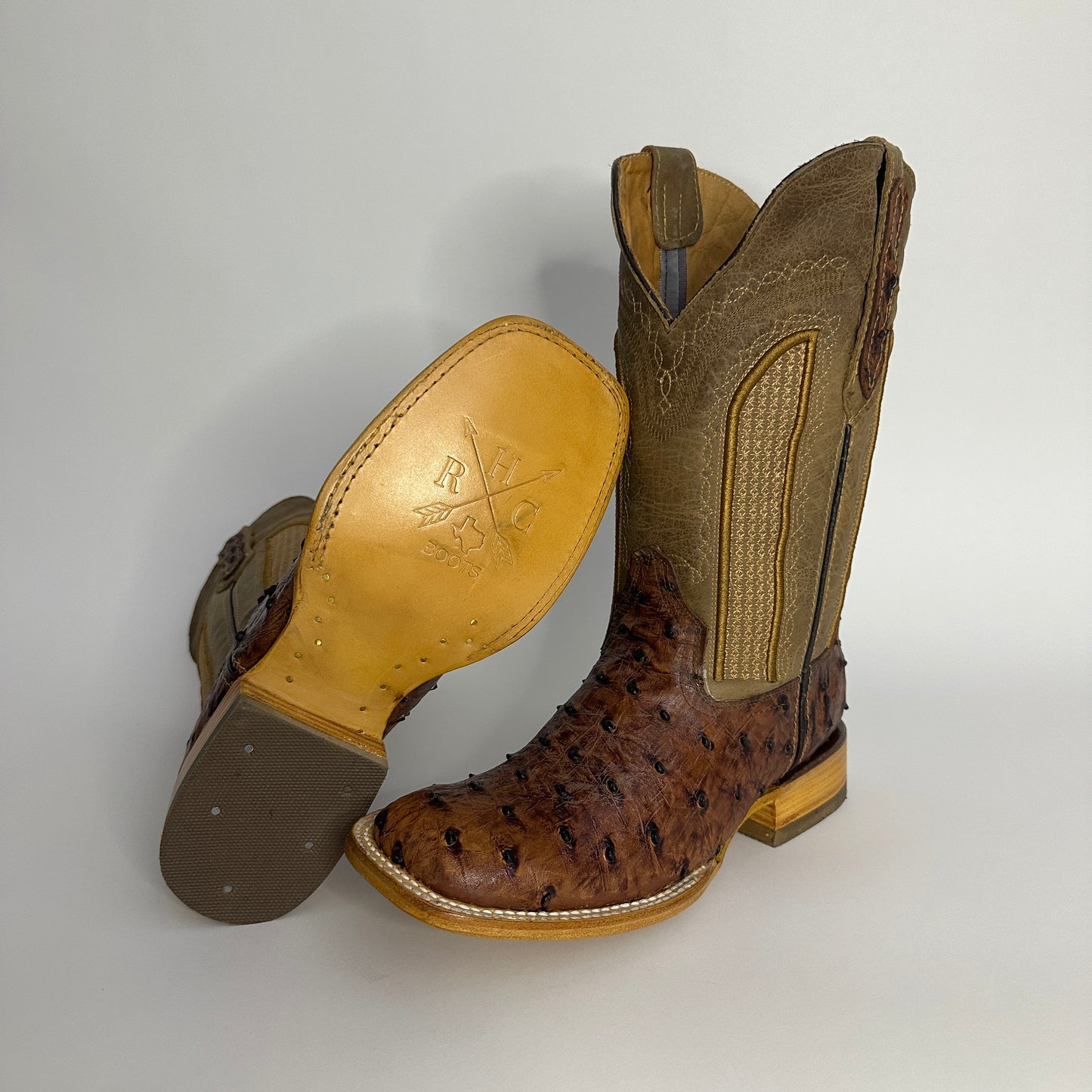 Brown Swiss Men CowBoy Boots