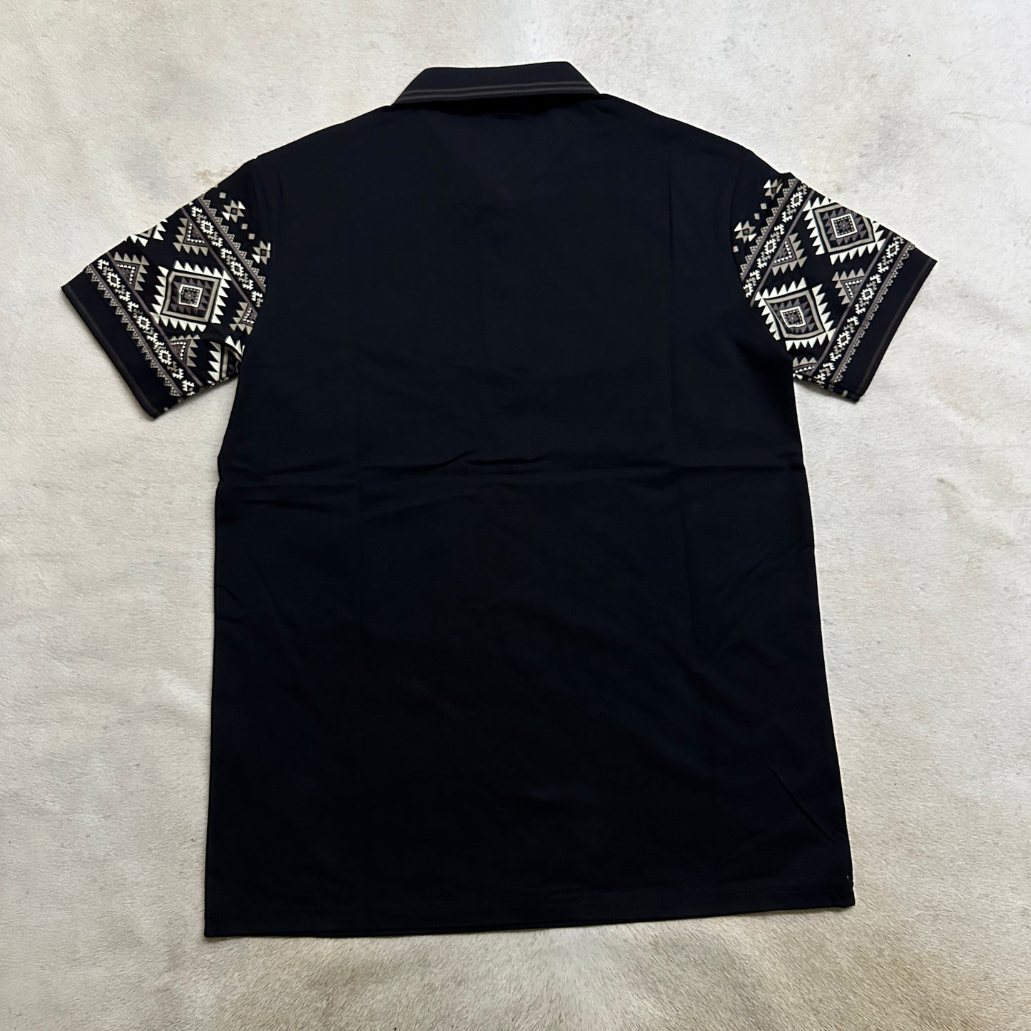 Hudson Modern Fit Stretch Cotton Aztec Polo