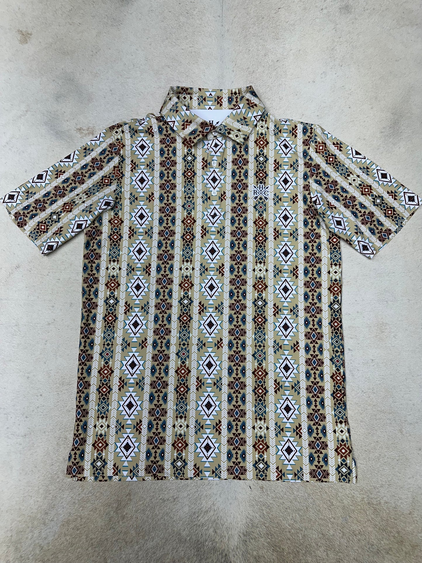 Brian Dry Fit Aztec Polo Shirt