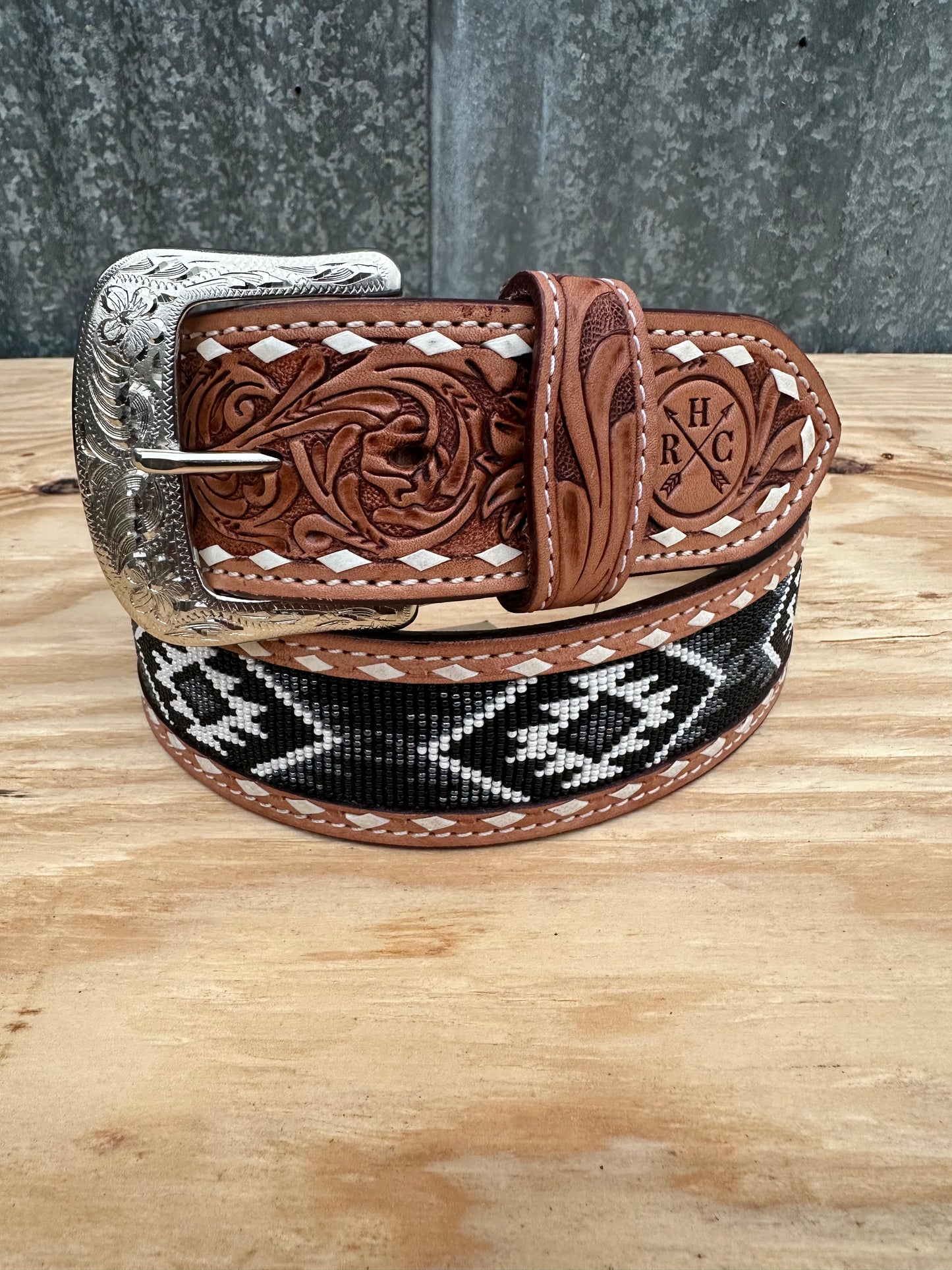 2” Inch Beaded Belt RCH-2001