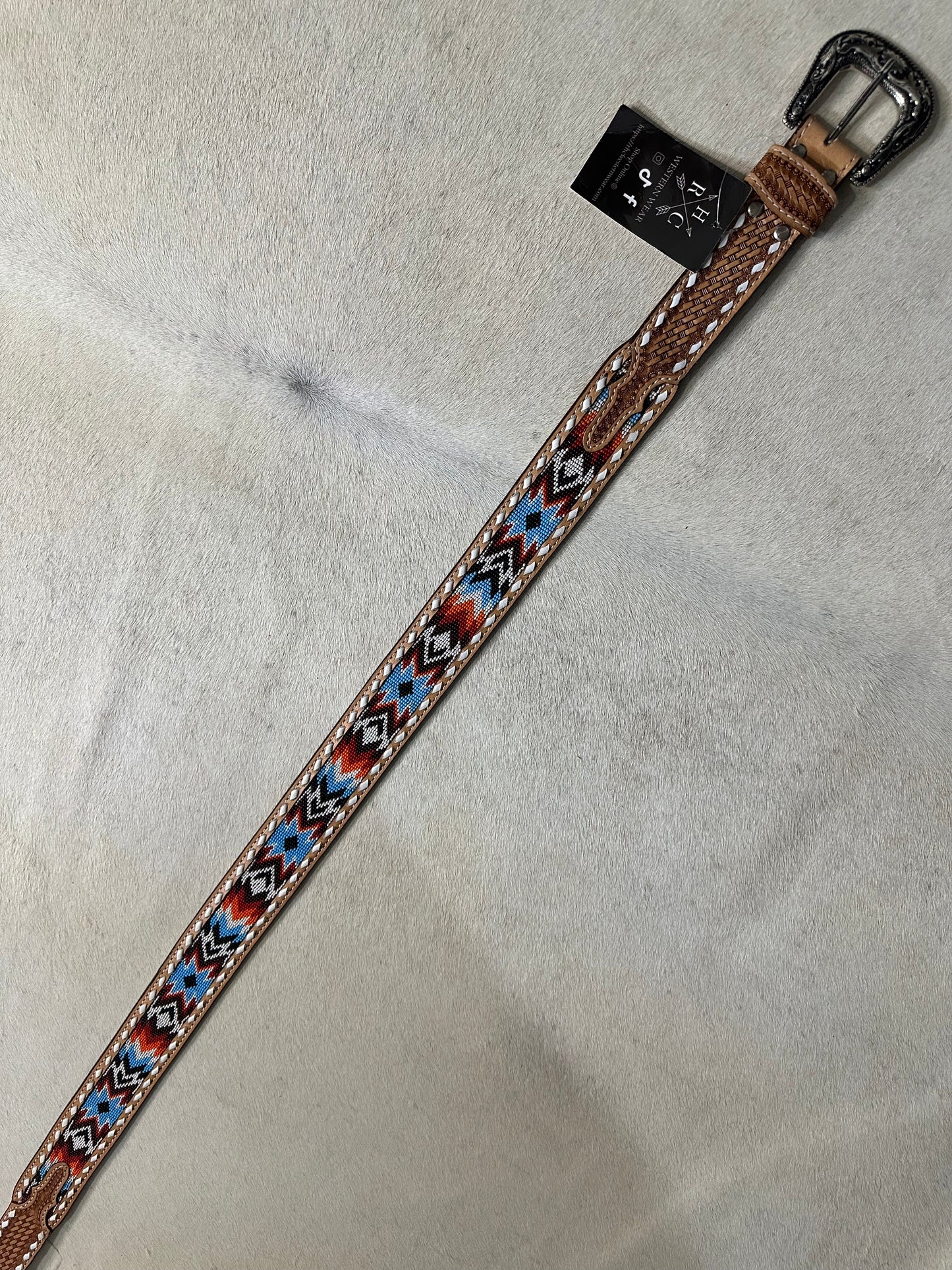 1 3/4 Tapper 1 1/2 Beaded Belt RHC-2019