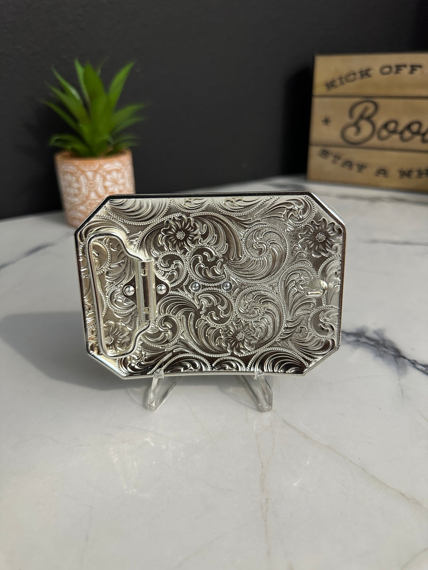 Holstein Praying CowBoy Belt Buckle