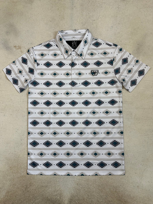 Esmeralda Dry Fit Aztec Polo-10215