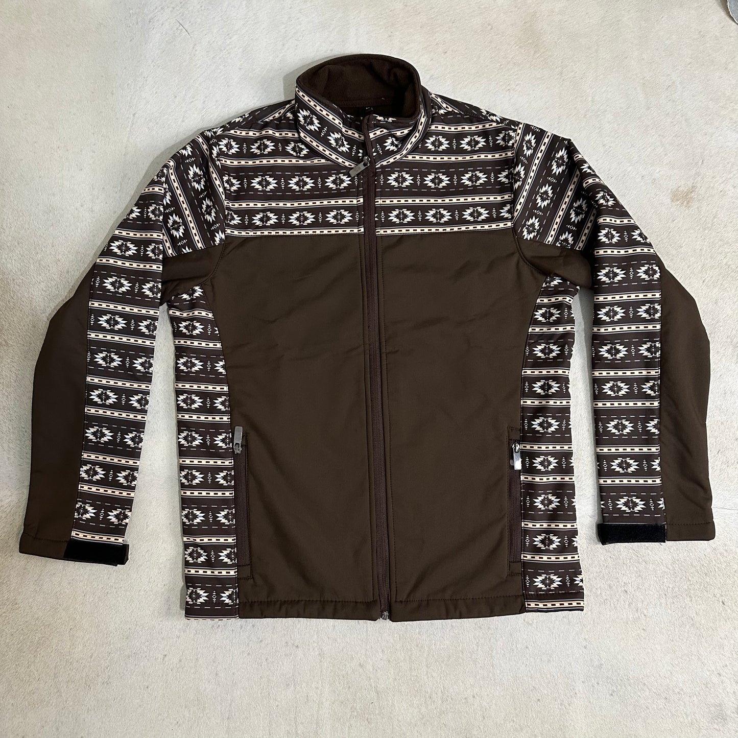 Brown Aztec Retro Jacket