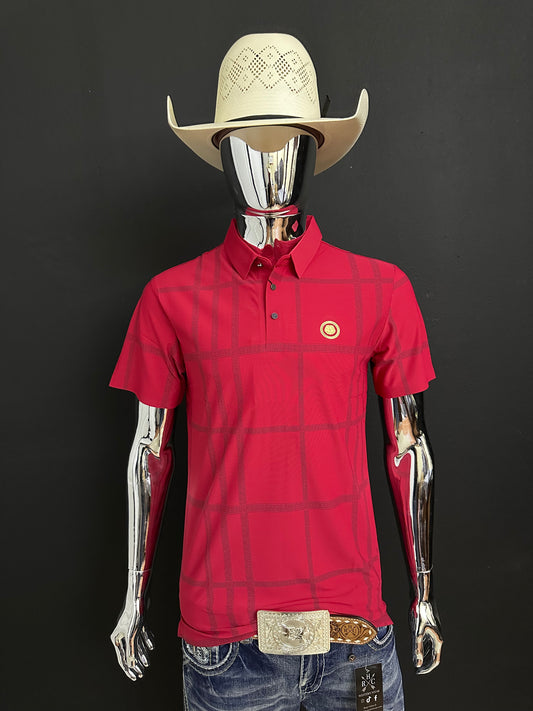 Jarred Red Classic Polo-05