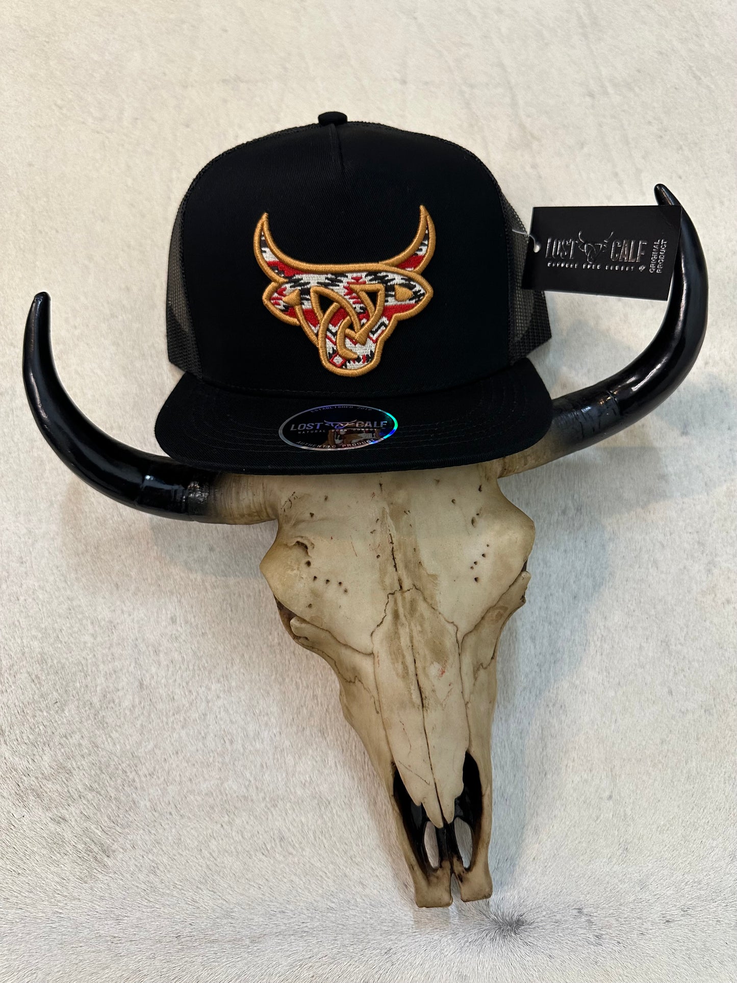 Lost Calf Azteca Black SnapBack