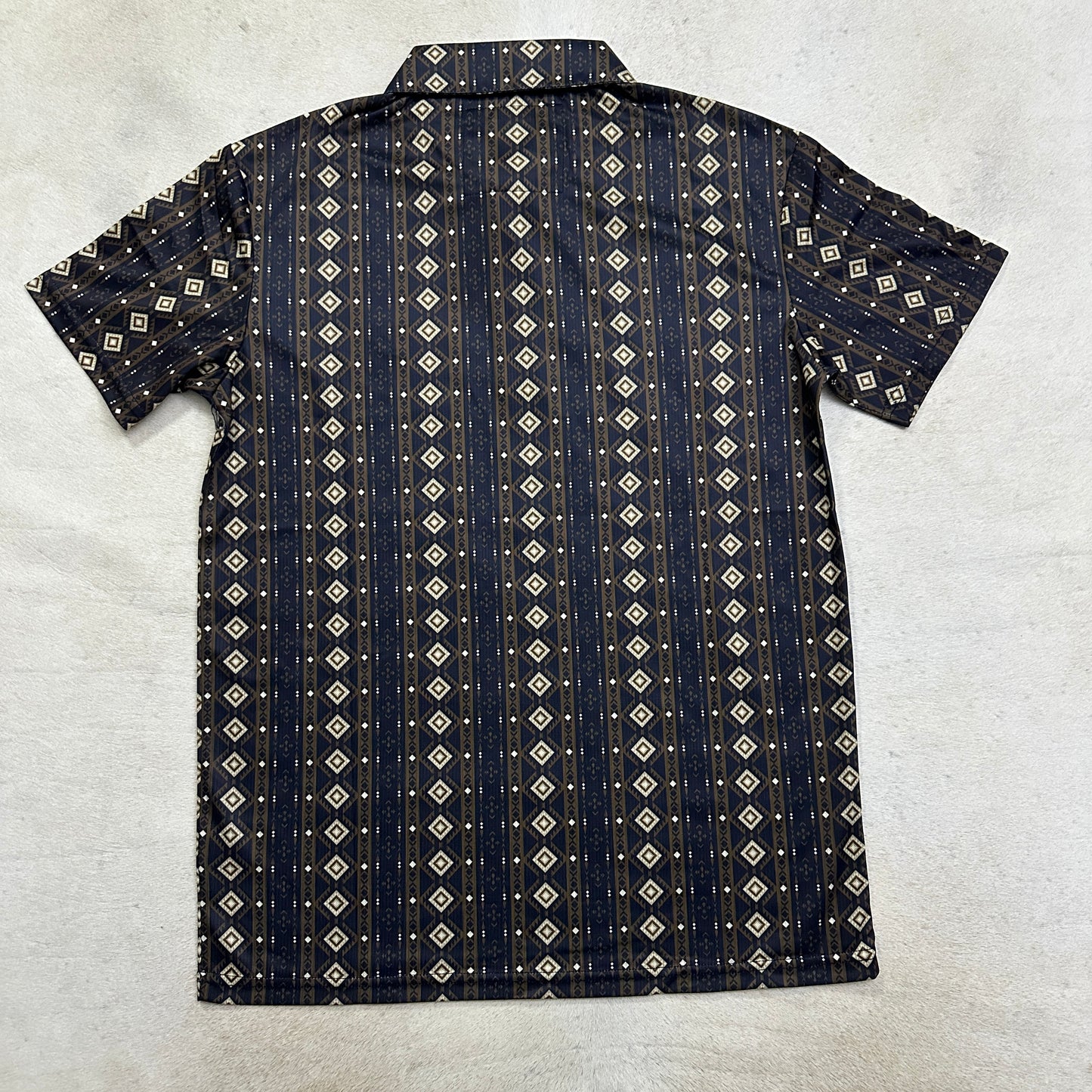 Darwin Modern Fit Performance Fabric Aztec Polo