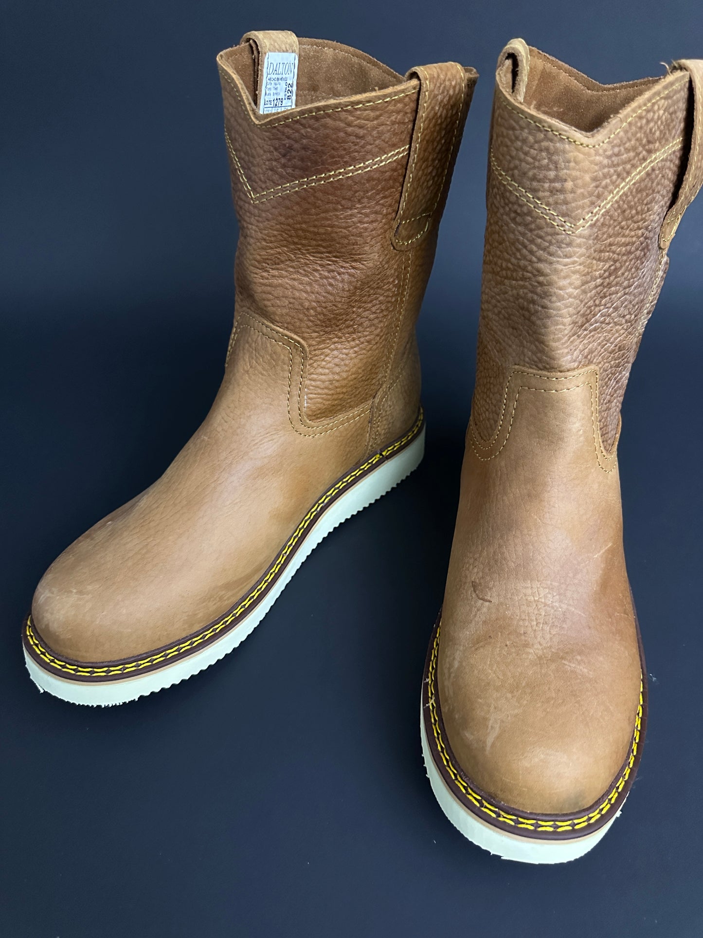 Men’s Roofing Wellington Wedge Work Boots Mil Rayas