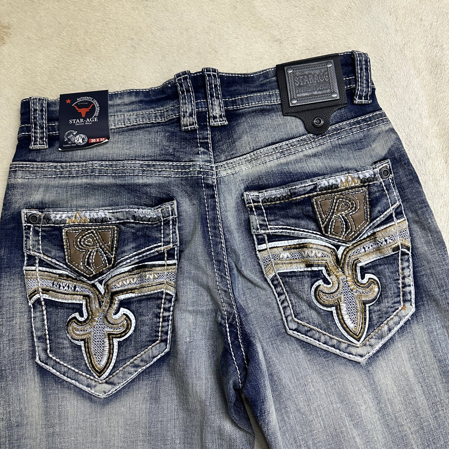 Sage Western Boot Cut Men Jeans