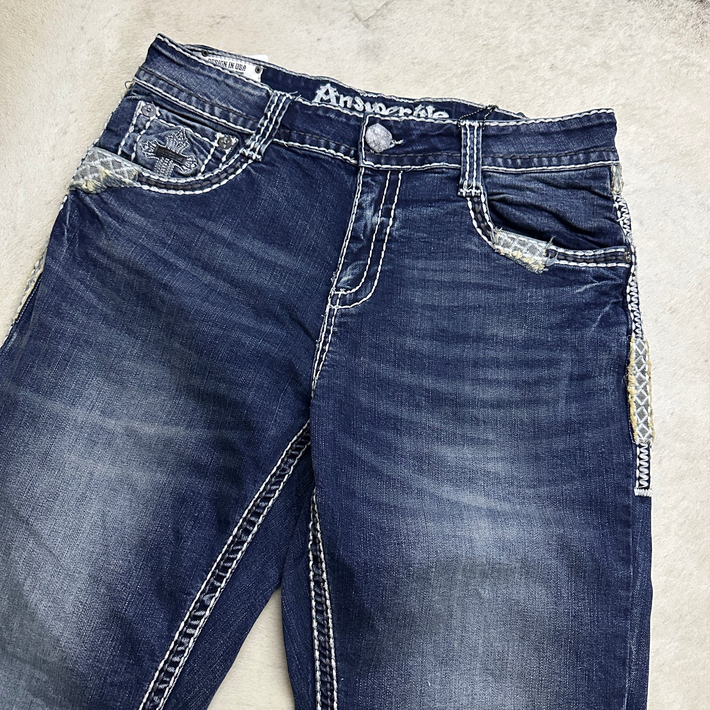 Nathan Western Straight Fit Relax Men Jeans-2321