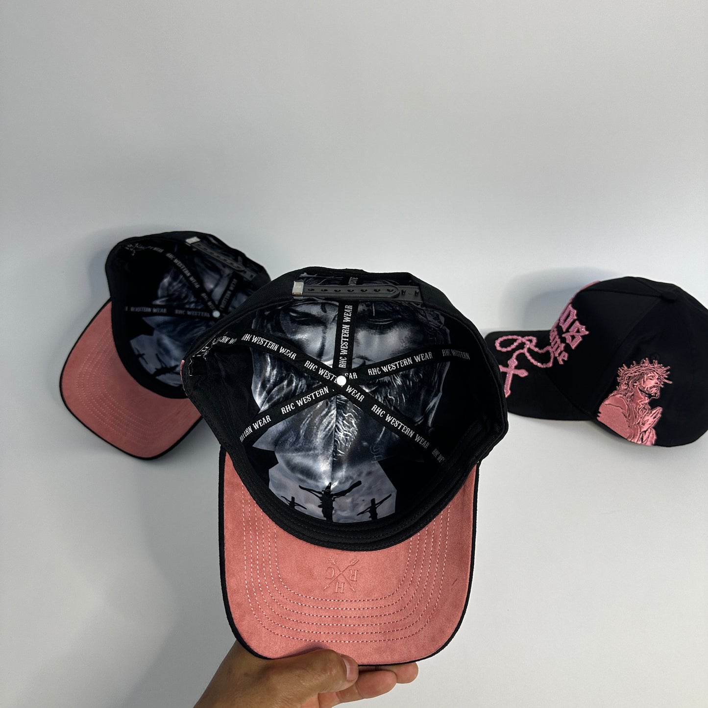 Dios Por Delante RHC Black -Pink Prestige Hat