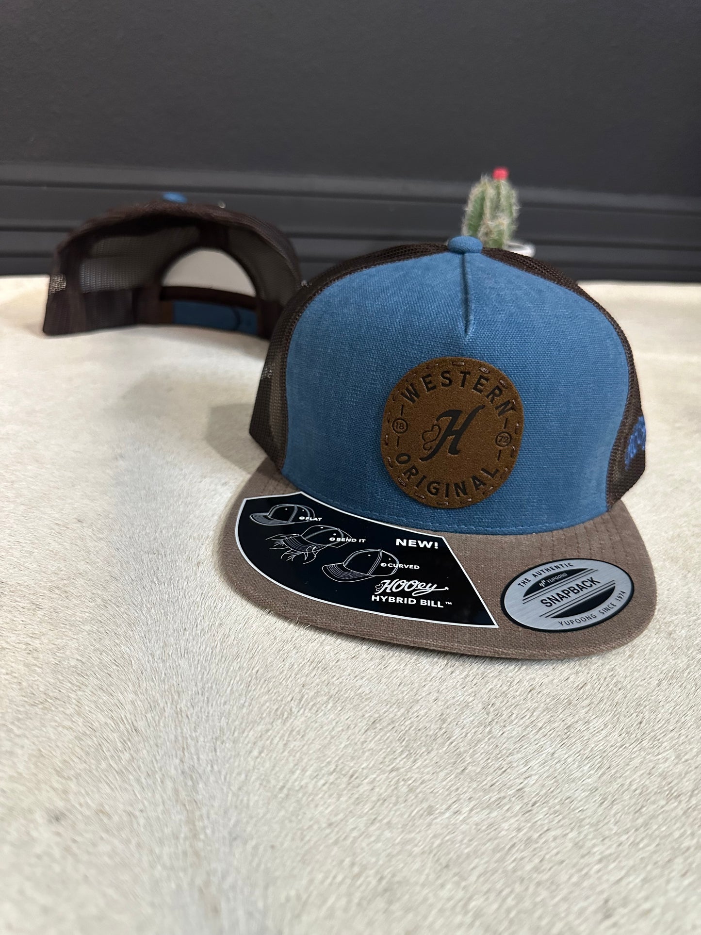 Hooey Spur Blue/ Brown Snapback