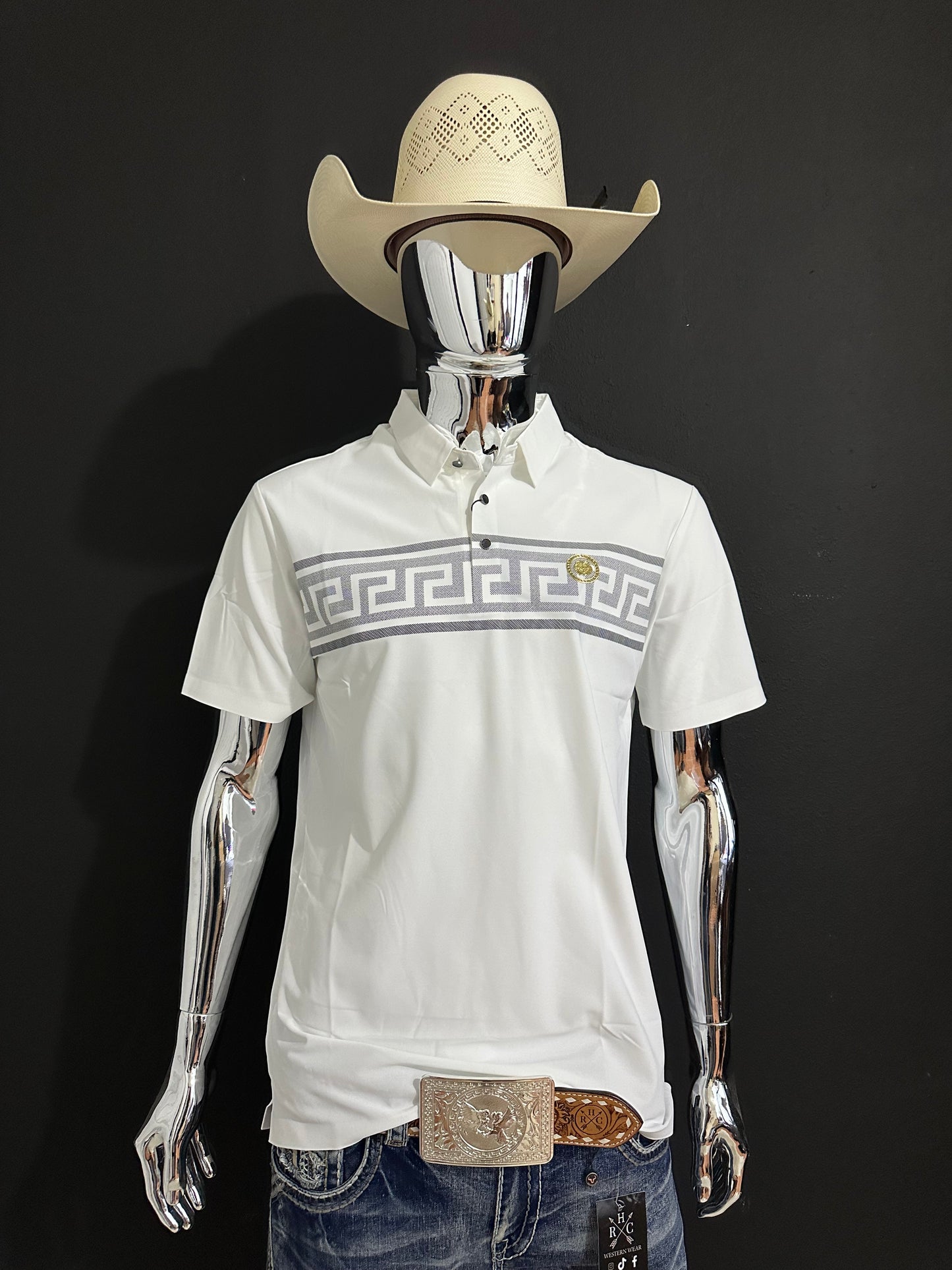 Ramiro White Classic Polo-19