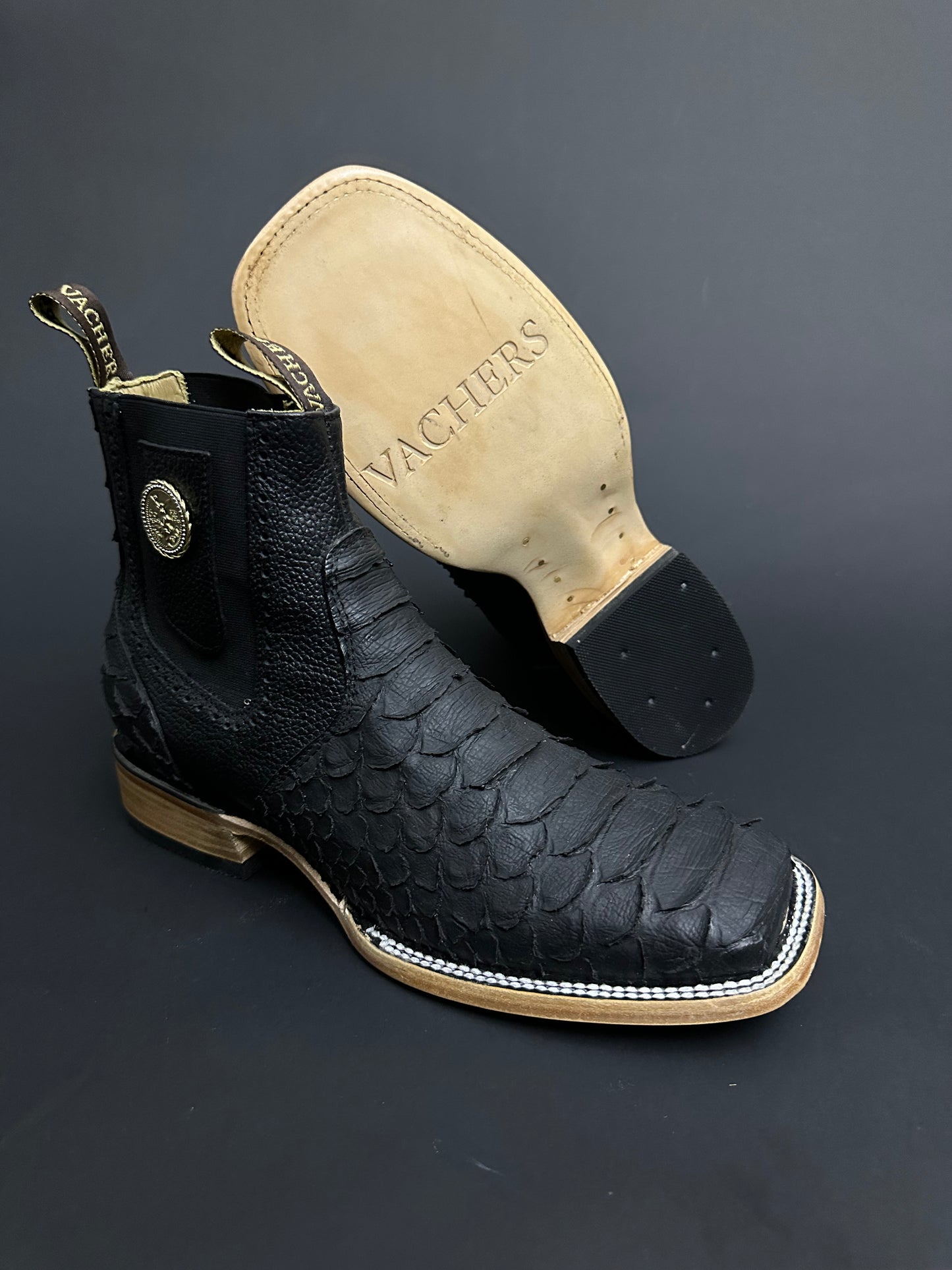 Mens Ankle Boots Black Matte
