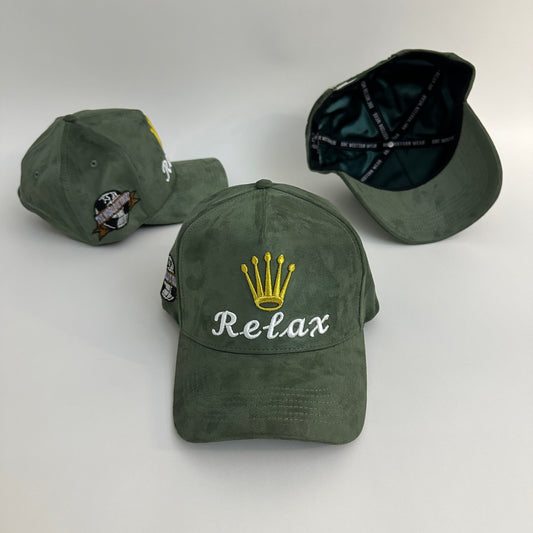 Relax Suede Crown Hat SnapBack