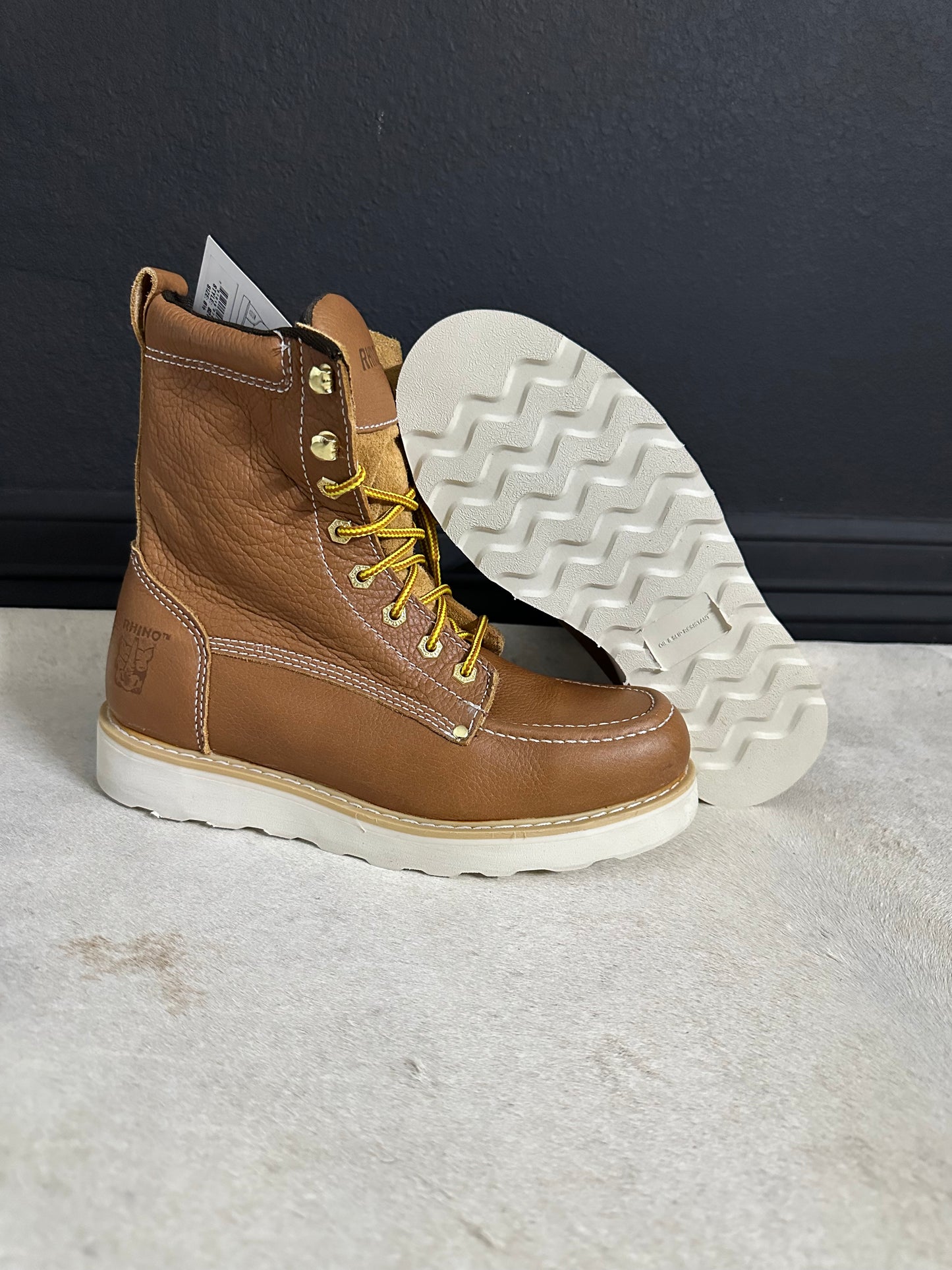 Roofing 8” Wedge Work Boots For Men