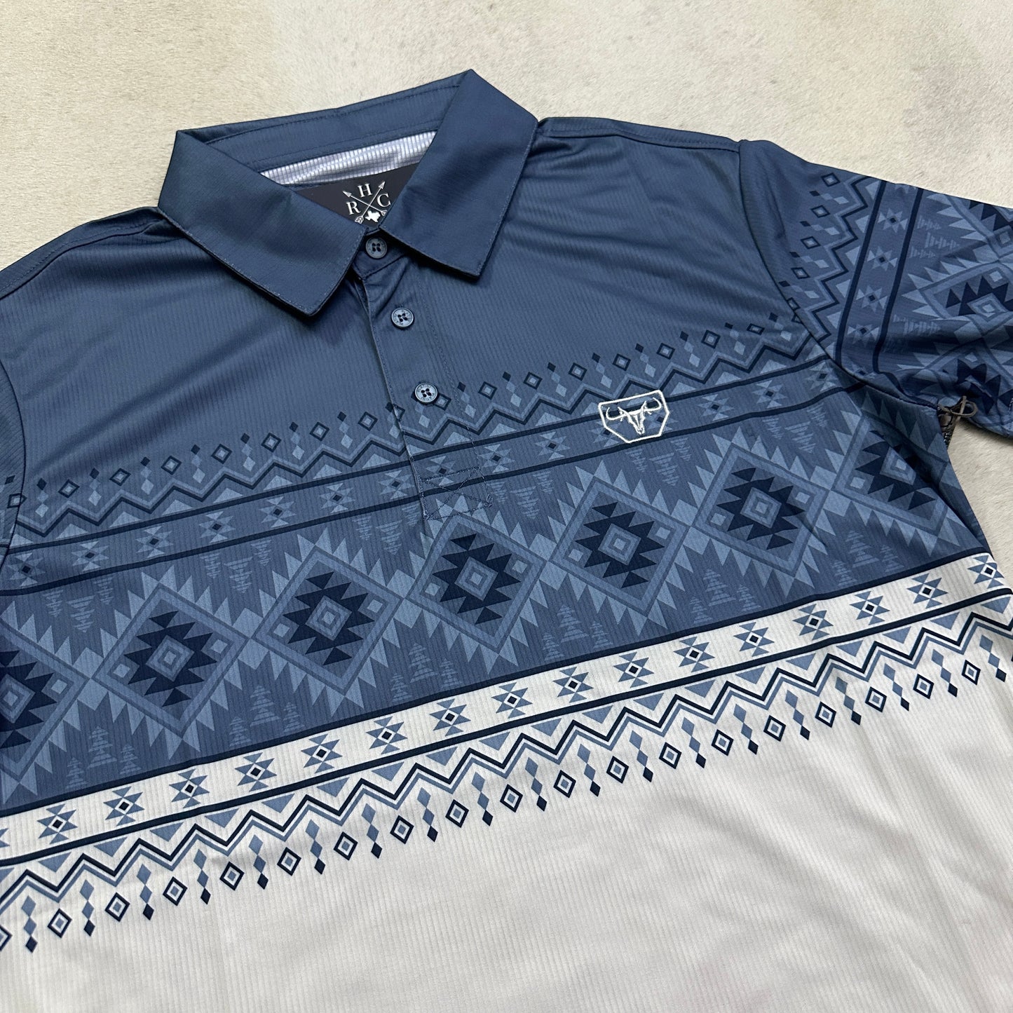 Jairo Modern Fit Performance Fabric Aztec Polo-11452