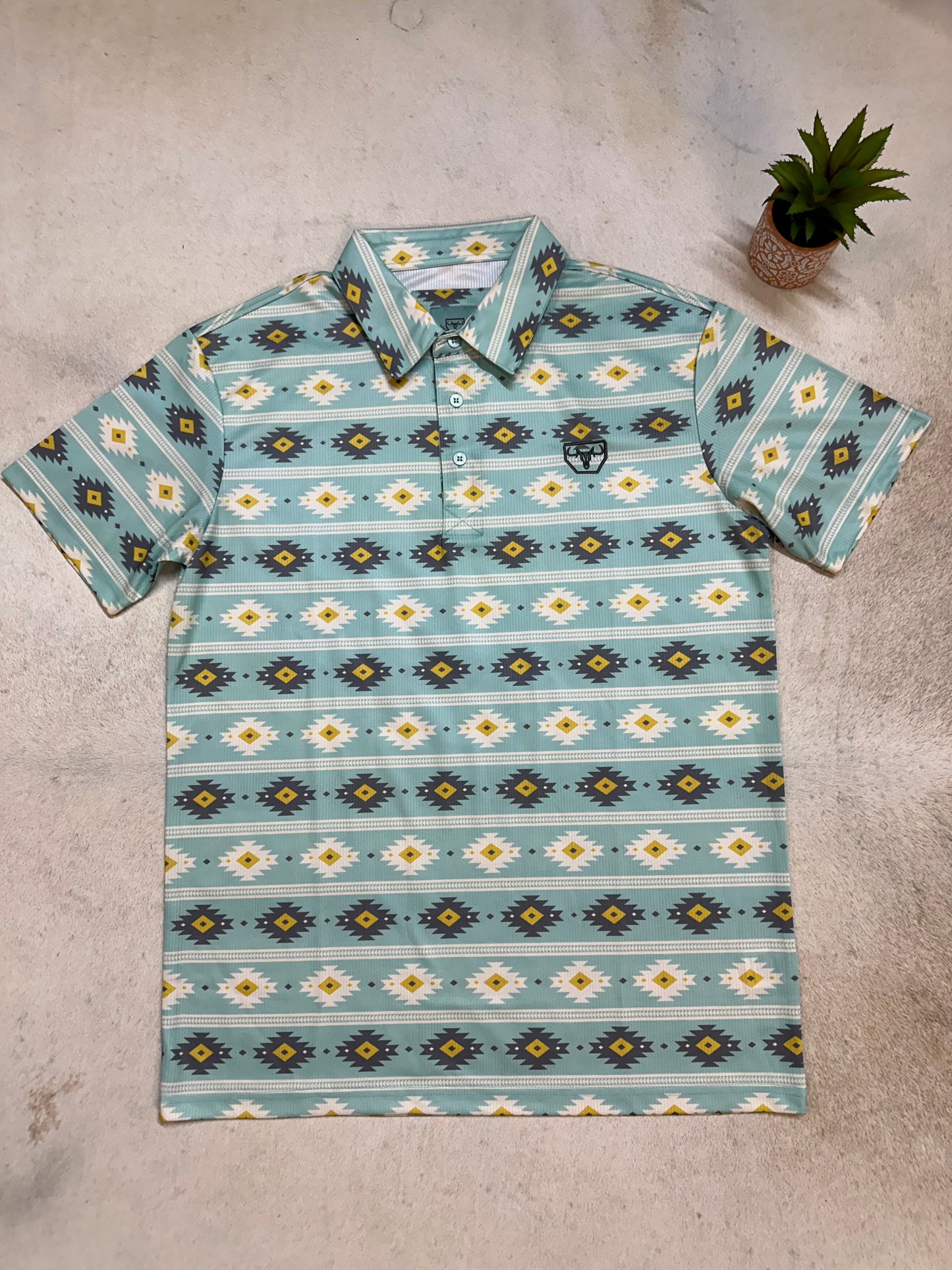 Brayden Dry Fit Aztec Polo 10216