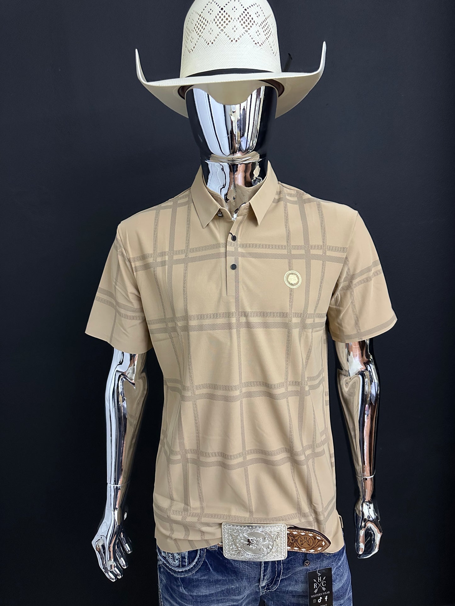 Edward Khaki Classic Polo-17