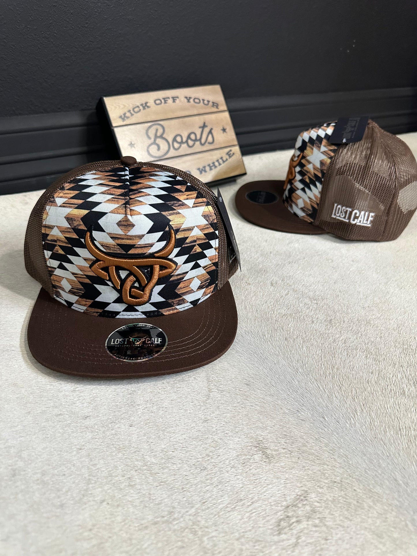 Copper Lost Calf Snapback