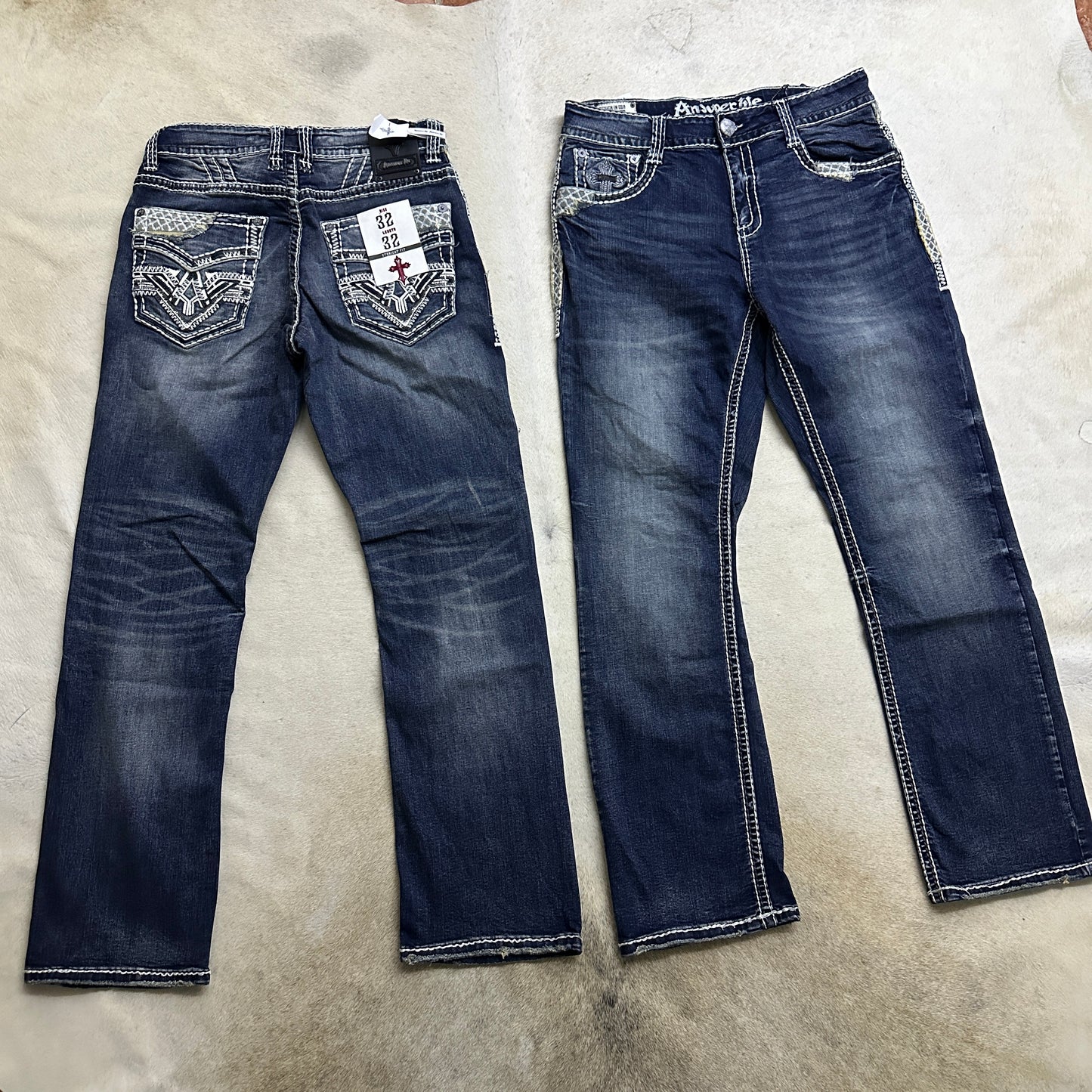 Nathan Western Straight Fit Relax Men Jeans-2321