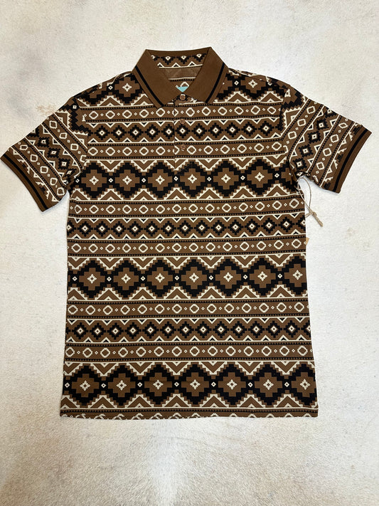 Zayne Aztec Polo-9936