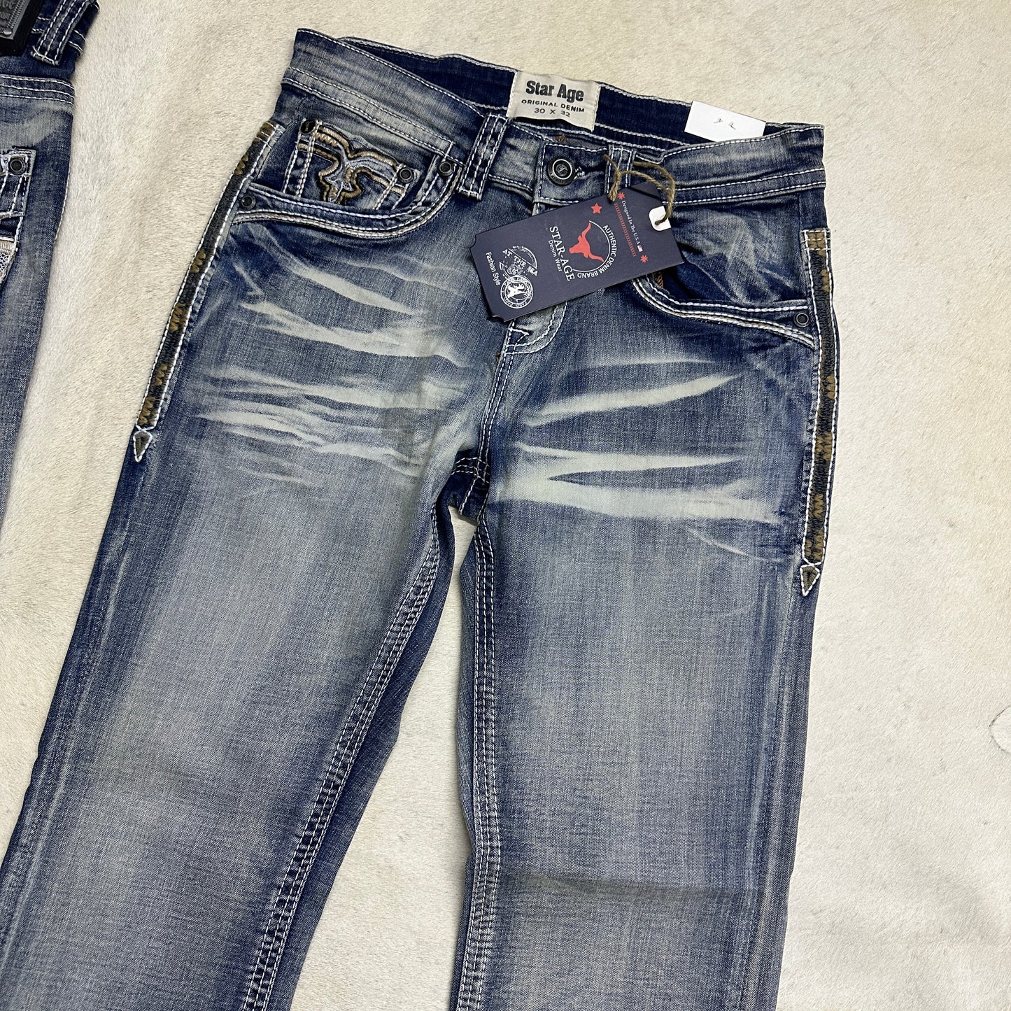 Sage Western Boot Cut Men Jeans