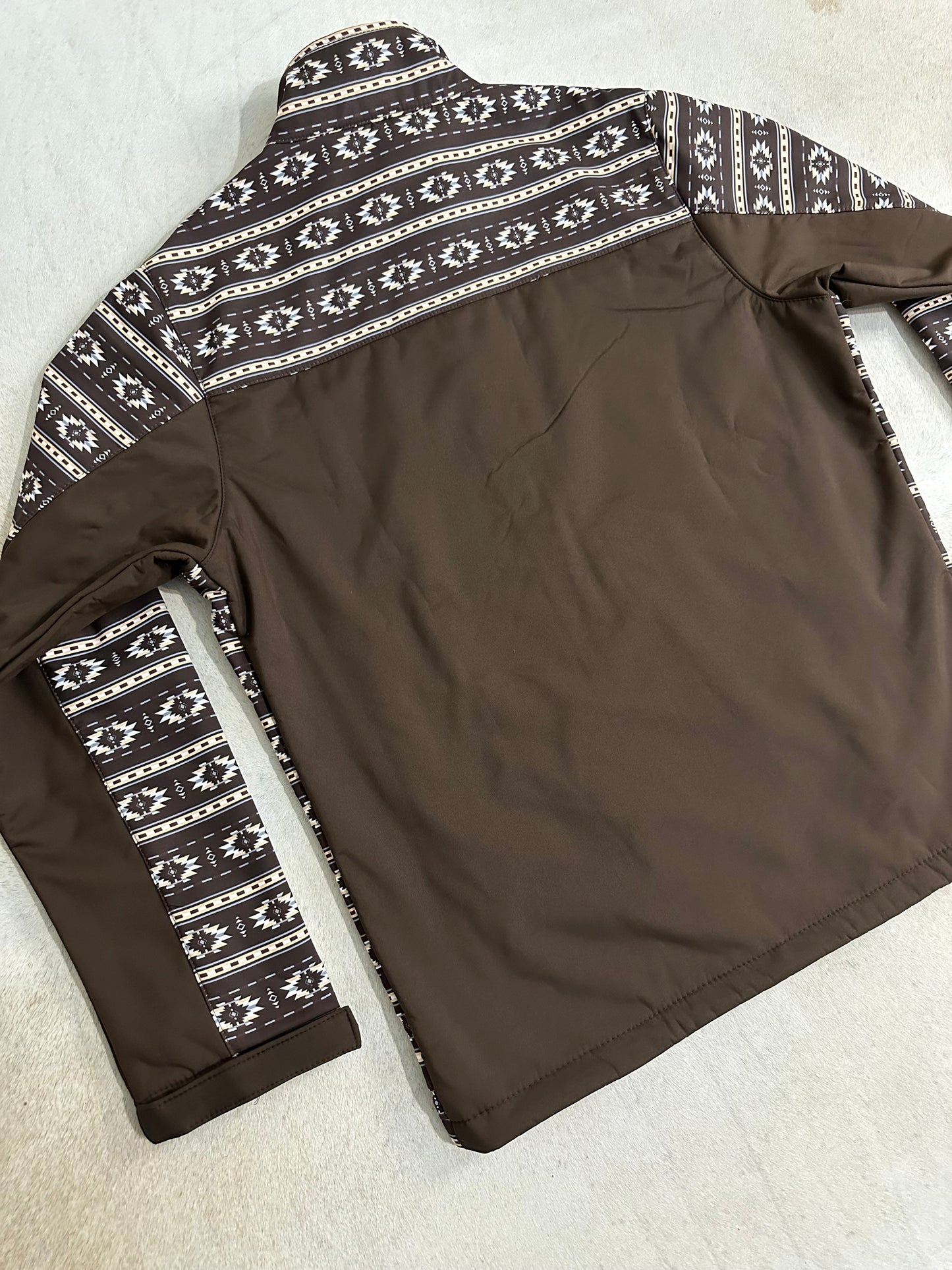 Brown Aztec Retro Jacket