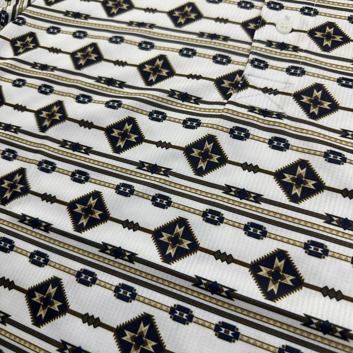 Alejandro Modern Fit Performance Fabric Aztec Polo-11432