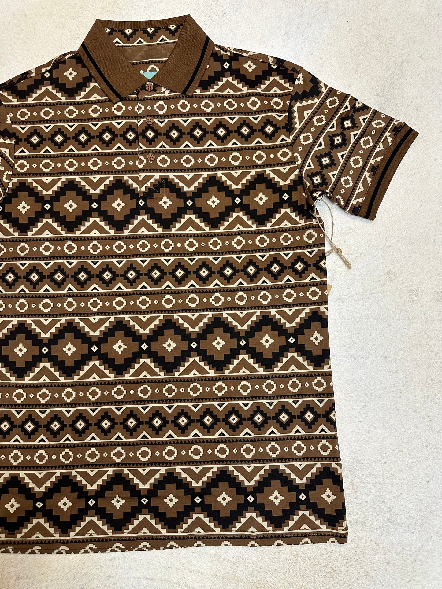 Zayne Aztec Polo-9936