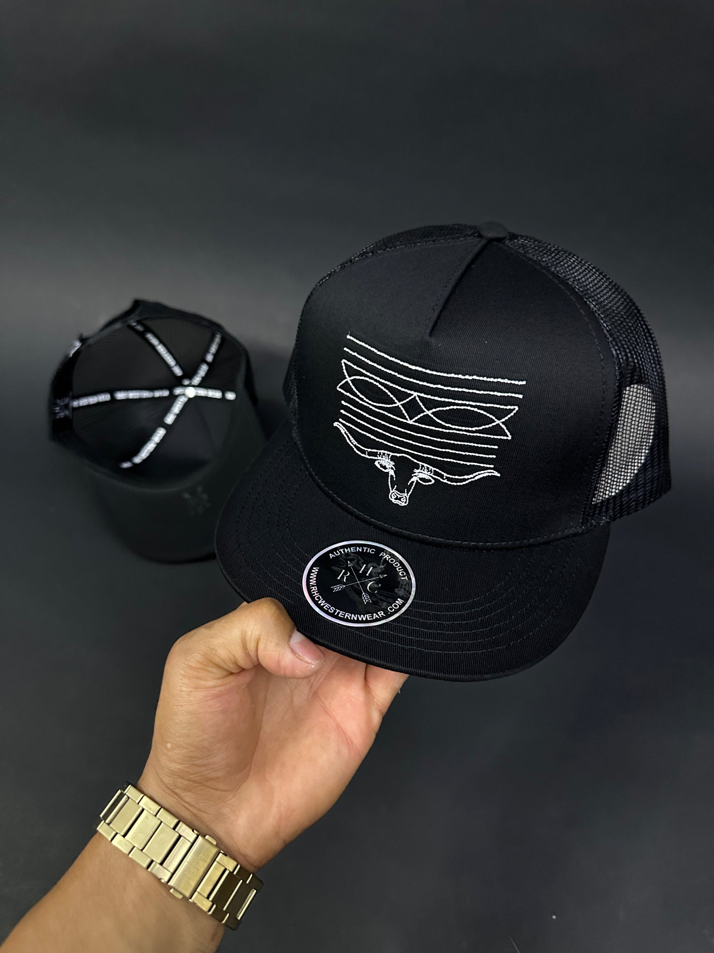 Angus Long Horn Bull SnapBack
