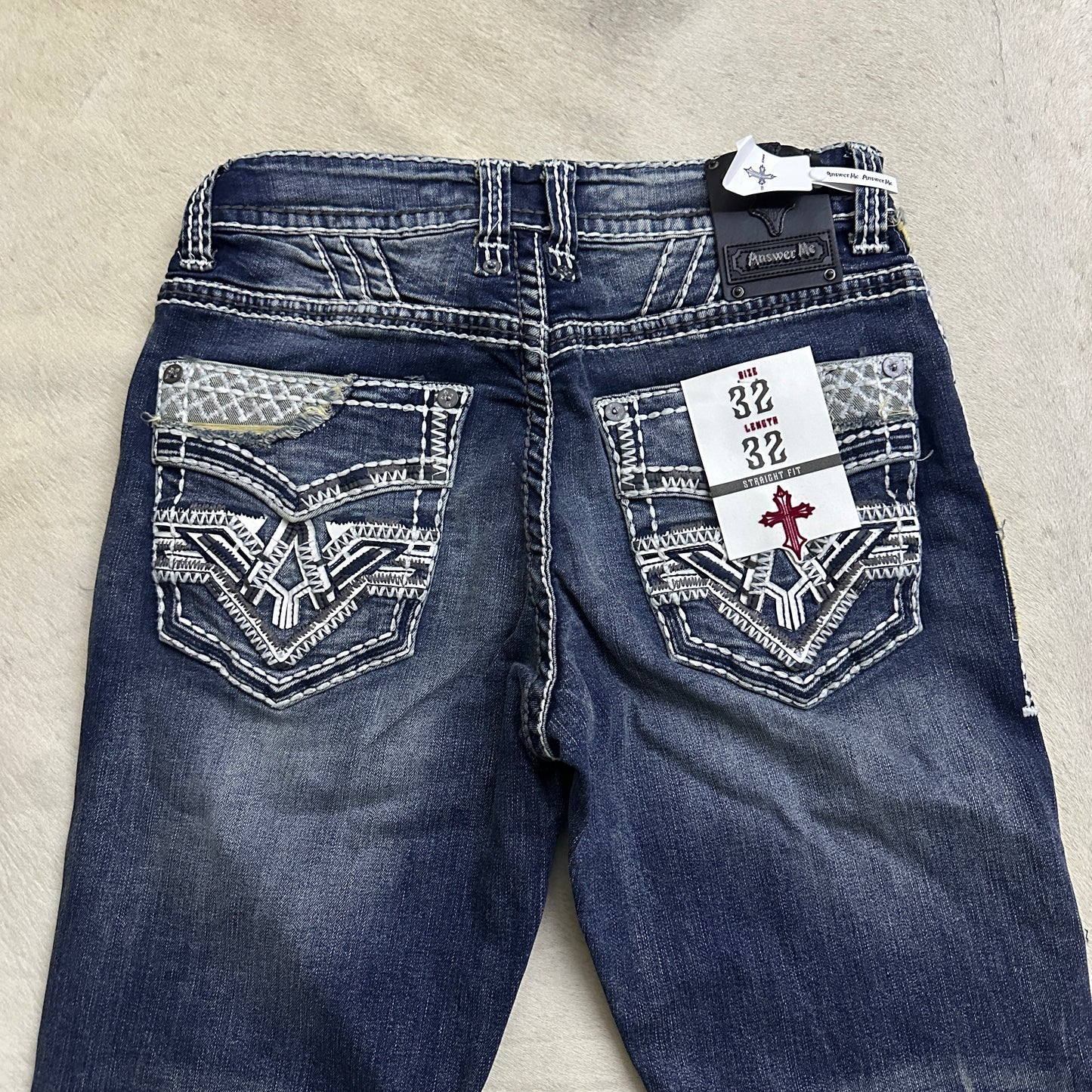 Nathan Western Straight Fit Relax Men Jeans-2321