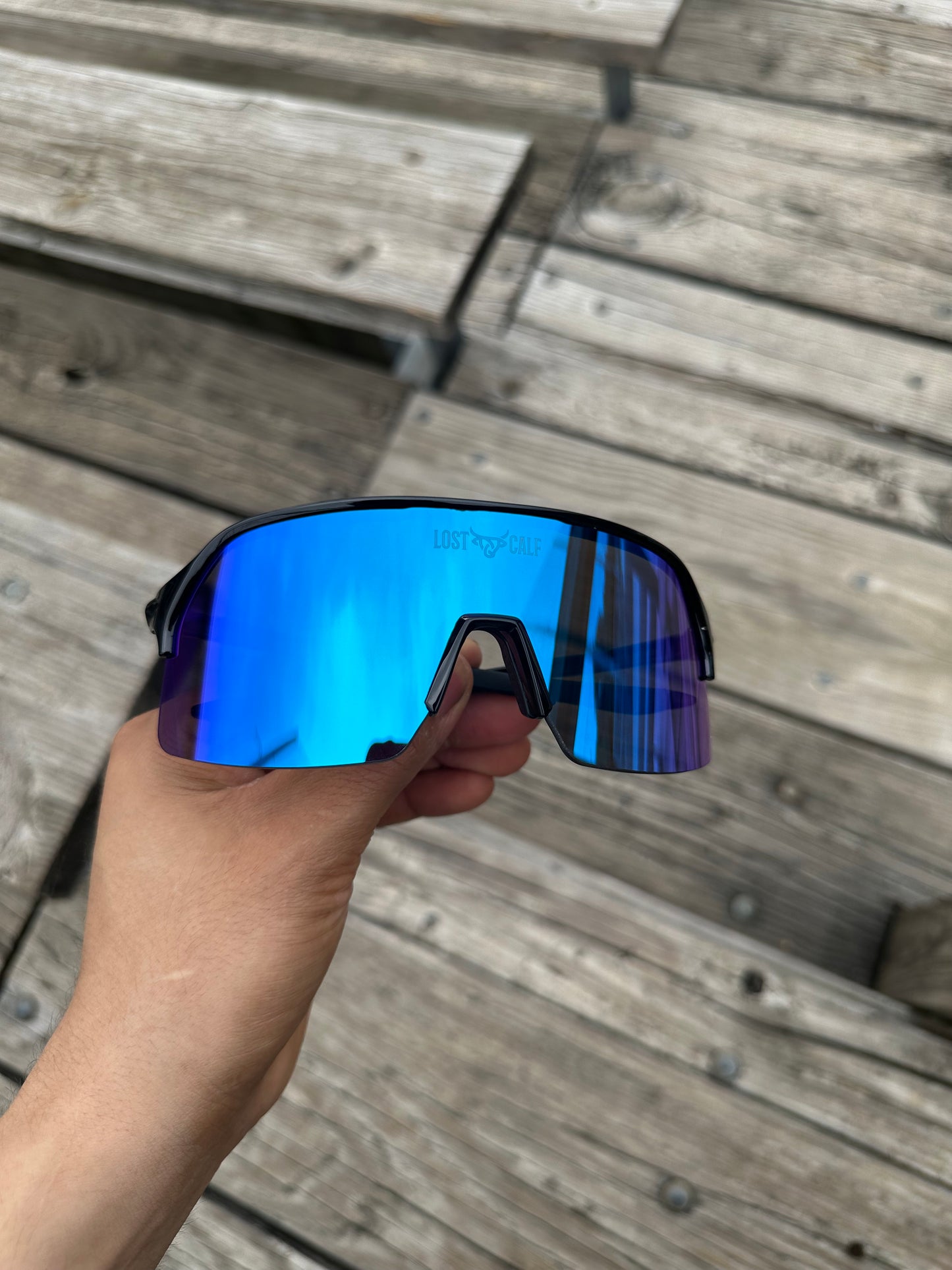 Lost Calf Sunglasses Blue/ Black