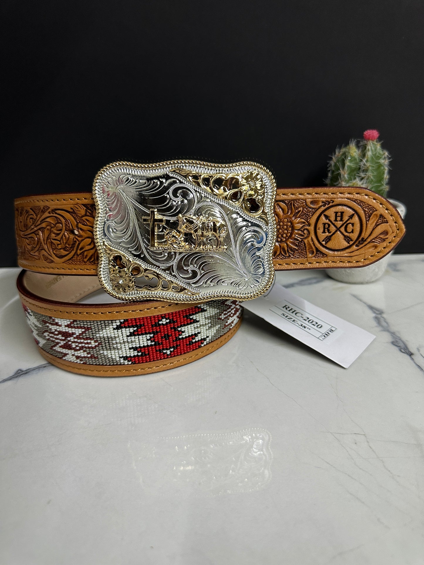 Highland Praying Cowboy Belt Buckle