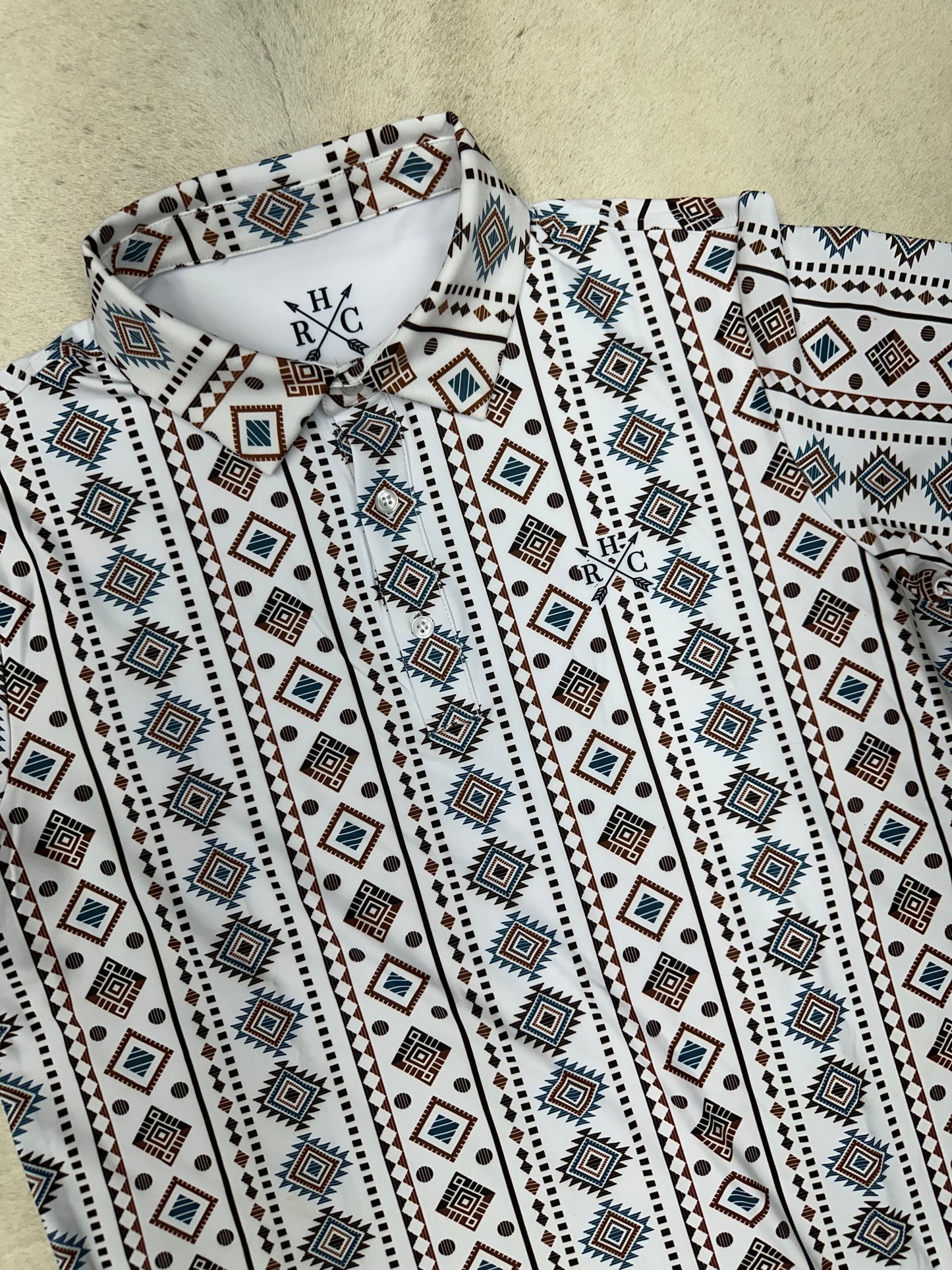 Augustine Dry Fit Aztec Polo Shirt