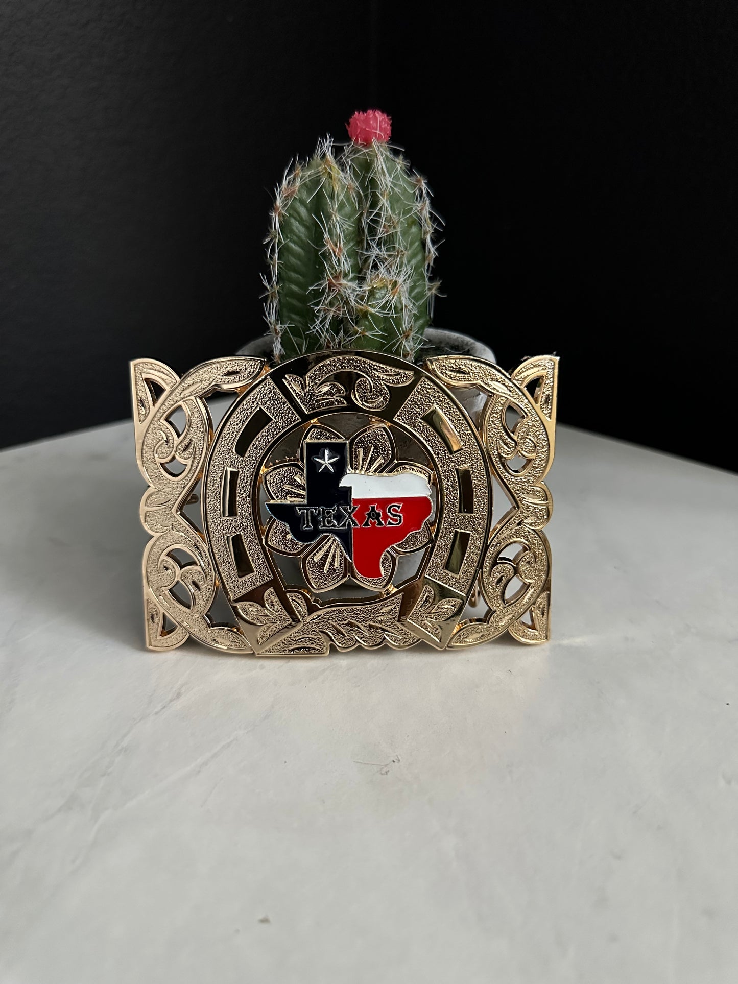 Axel Rose Gold Texas Belt Buckle